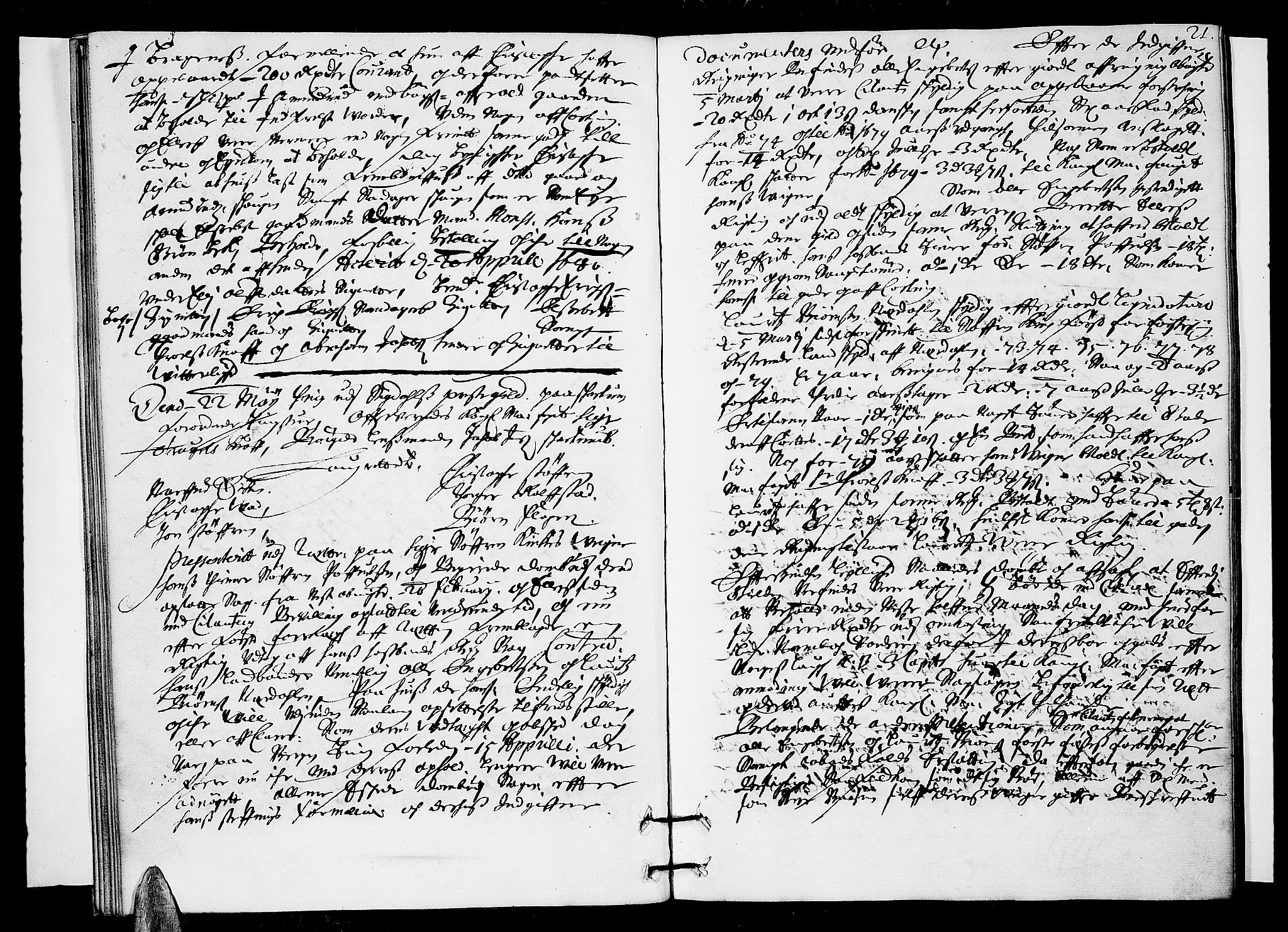 Eiker, Modum og Sigdal sorenskriveri, AV/SAKO-A-123/F/Fa/Faa/L0045: Tingbok, 1680, p. 21
