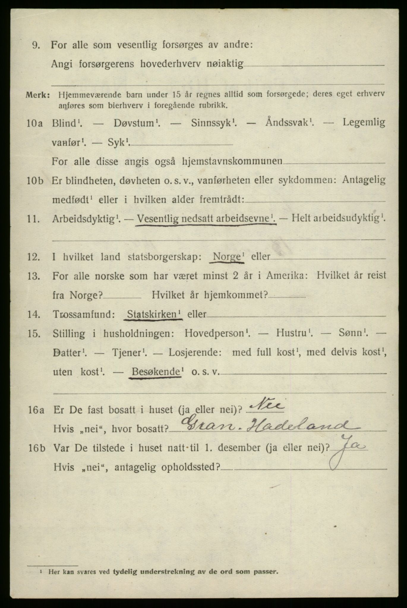 SAB, 1920 census for Innvik, 1920, p. 4102