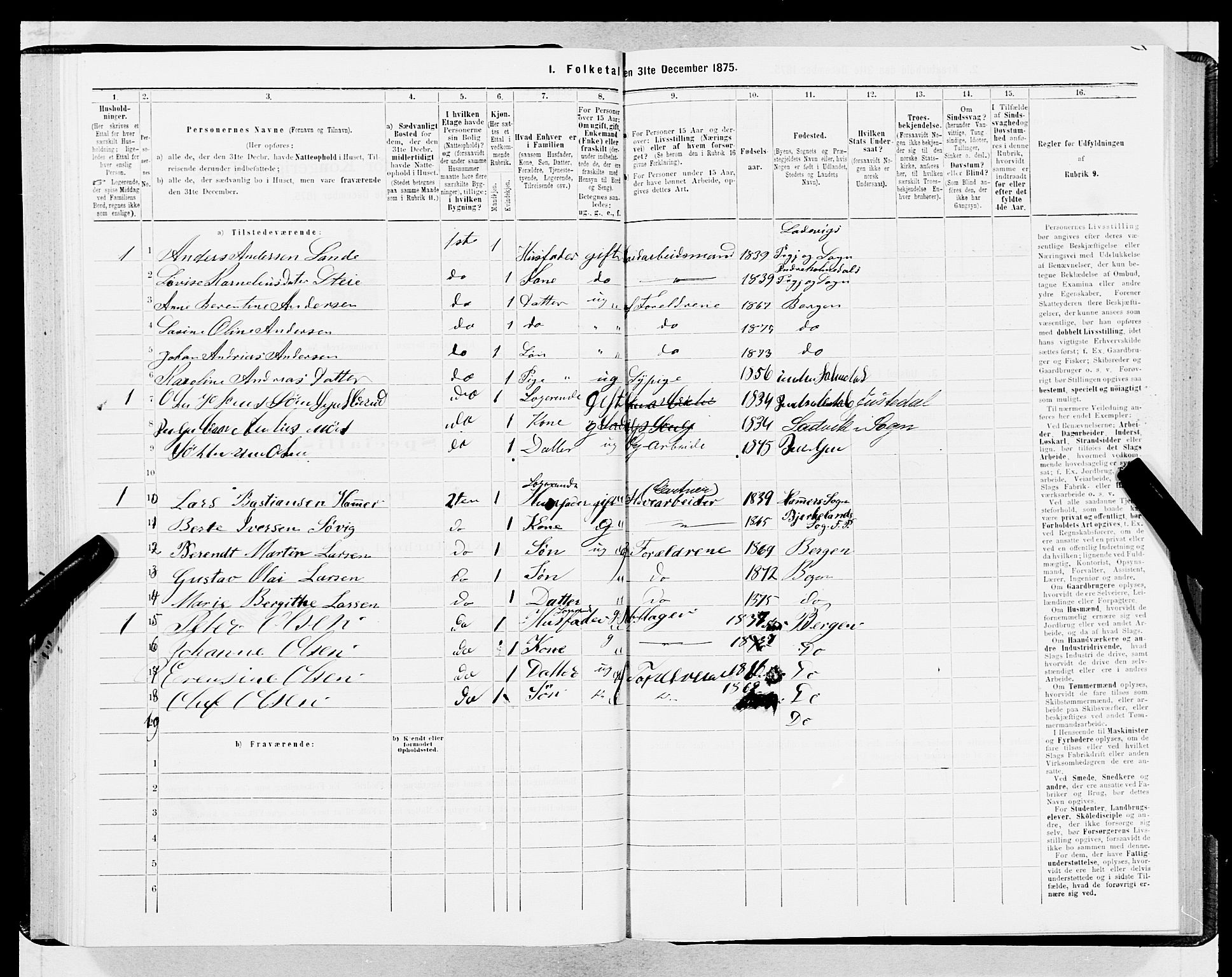 SAB, 1875 census for 1301 Bergen, 1875, p. 2762