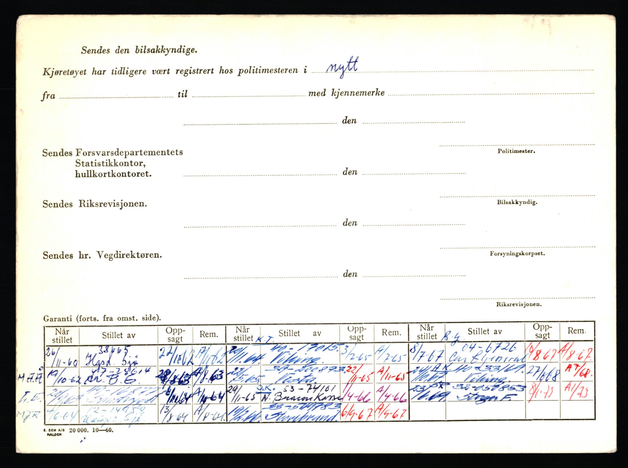 Stavanger trafikkstasjon, AV/SAST-A-101942/0/F/L0053: L-52900 - L-54199, 1930-1971, p. 168