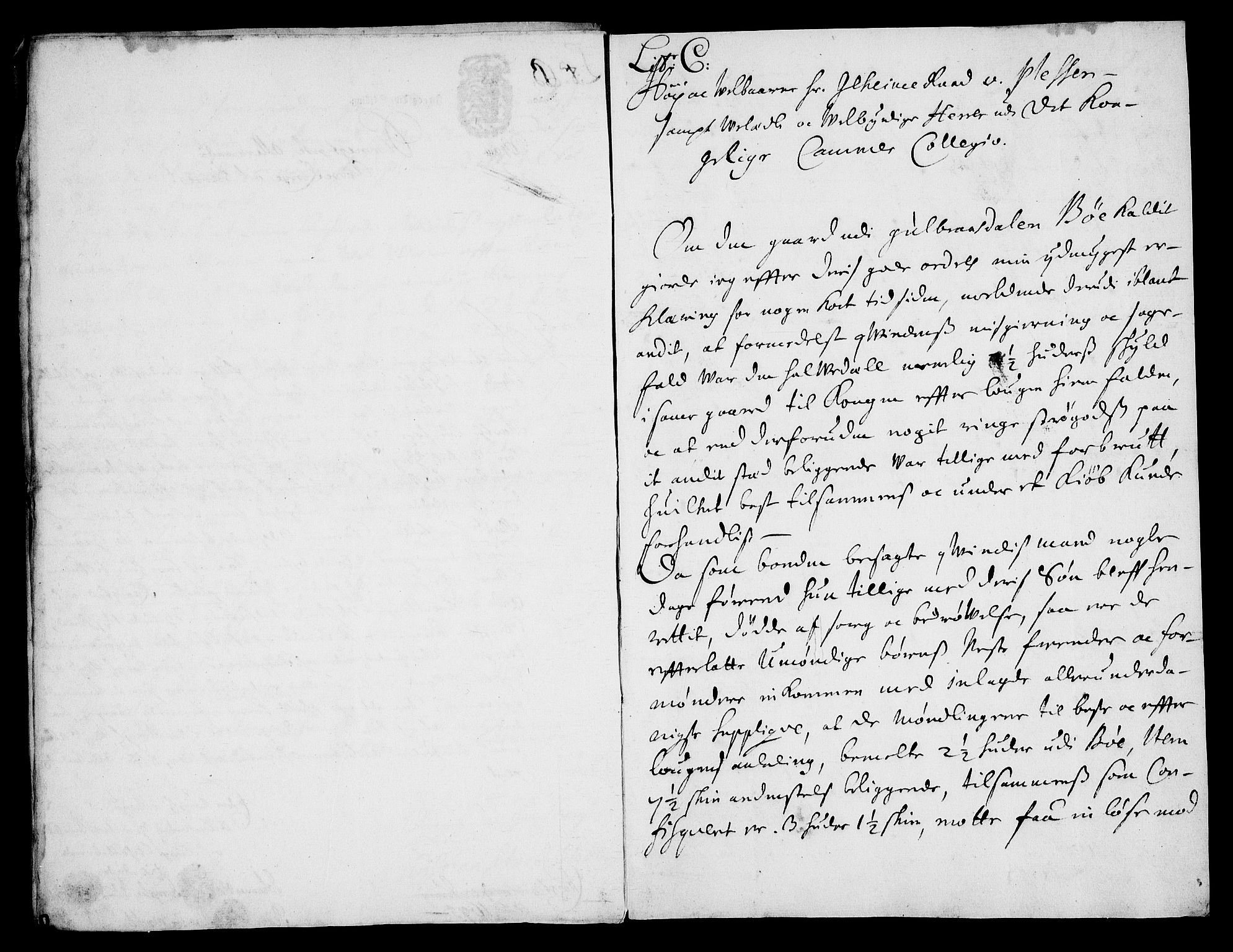Rentekammeret inntil 1814, Realistisk ordnet avdeling, RA/EA-4070/On/L0013: [Jj 14]: Forskjellige dokumenter om krongodset i Norge, 1672-1722, p. 259