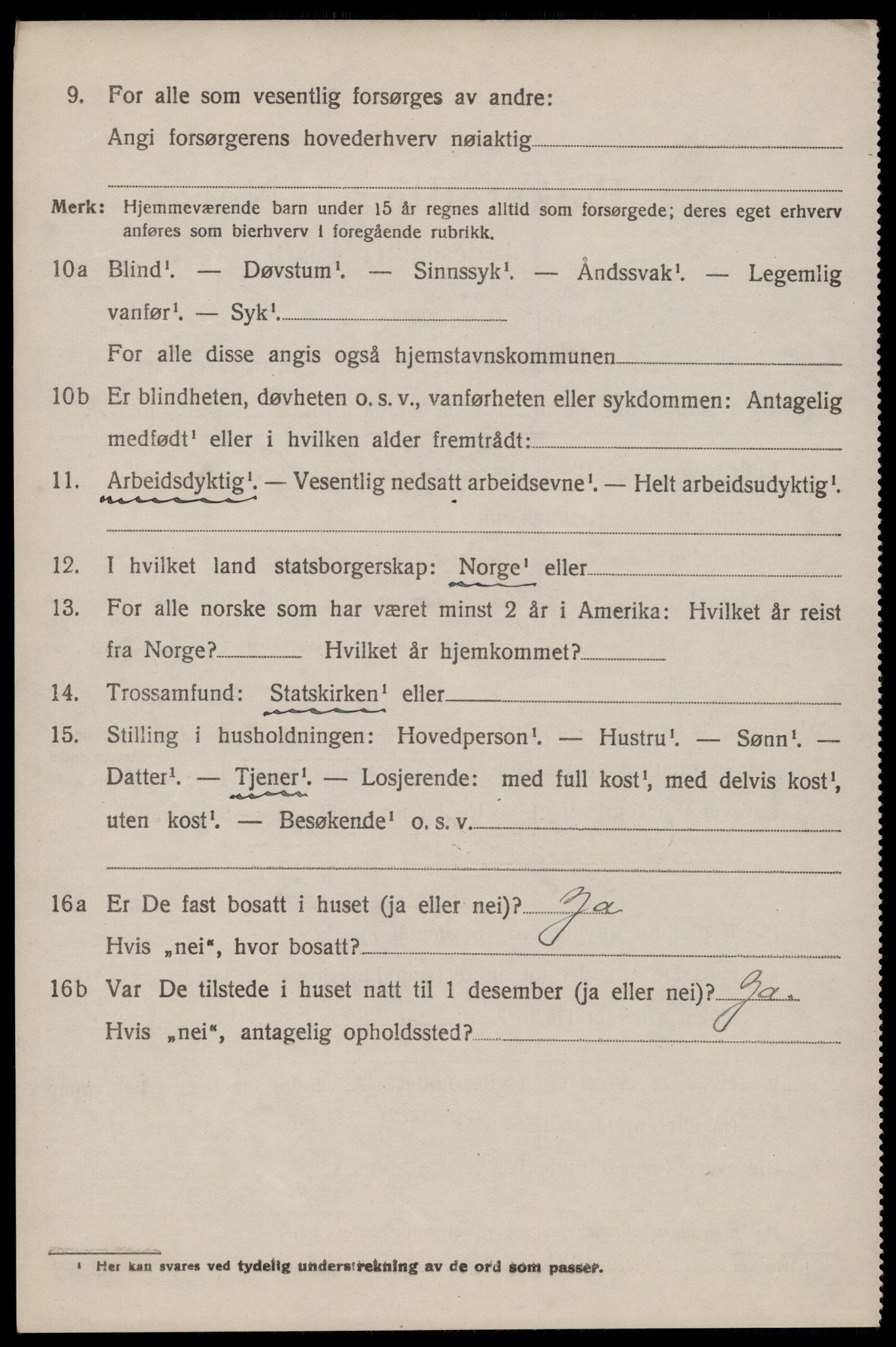 SAKO, 1920 census for Kviteseid, 1920, p. 4660