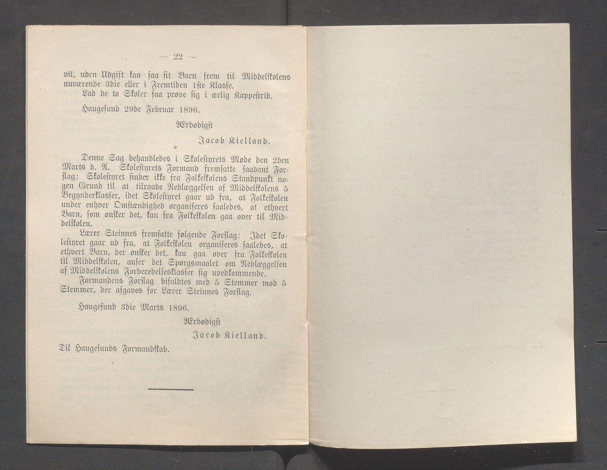 Haugesund kommune - Formannskapet og Bystyret, IKAR/A-740/A/Abb/L0001: Bystyreforhandlinger, 1889-1907, p. 196