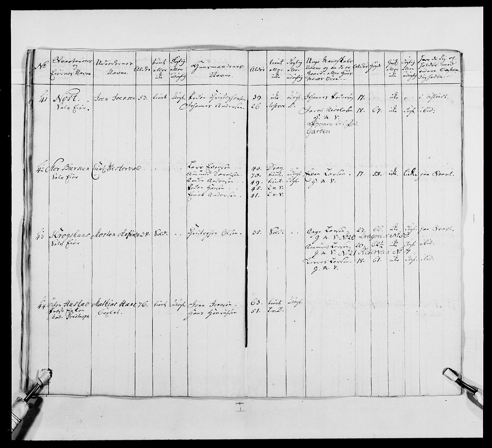 Kommanderende general (KG I) med Det norske krigsdirektorium, AV/RA-EA-5419/E/Ea/L0483: Nordafjelske dragonregiment, 1765-1767, p. 279