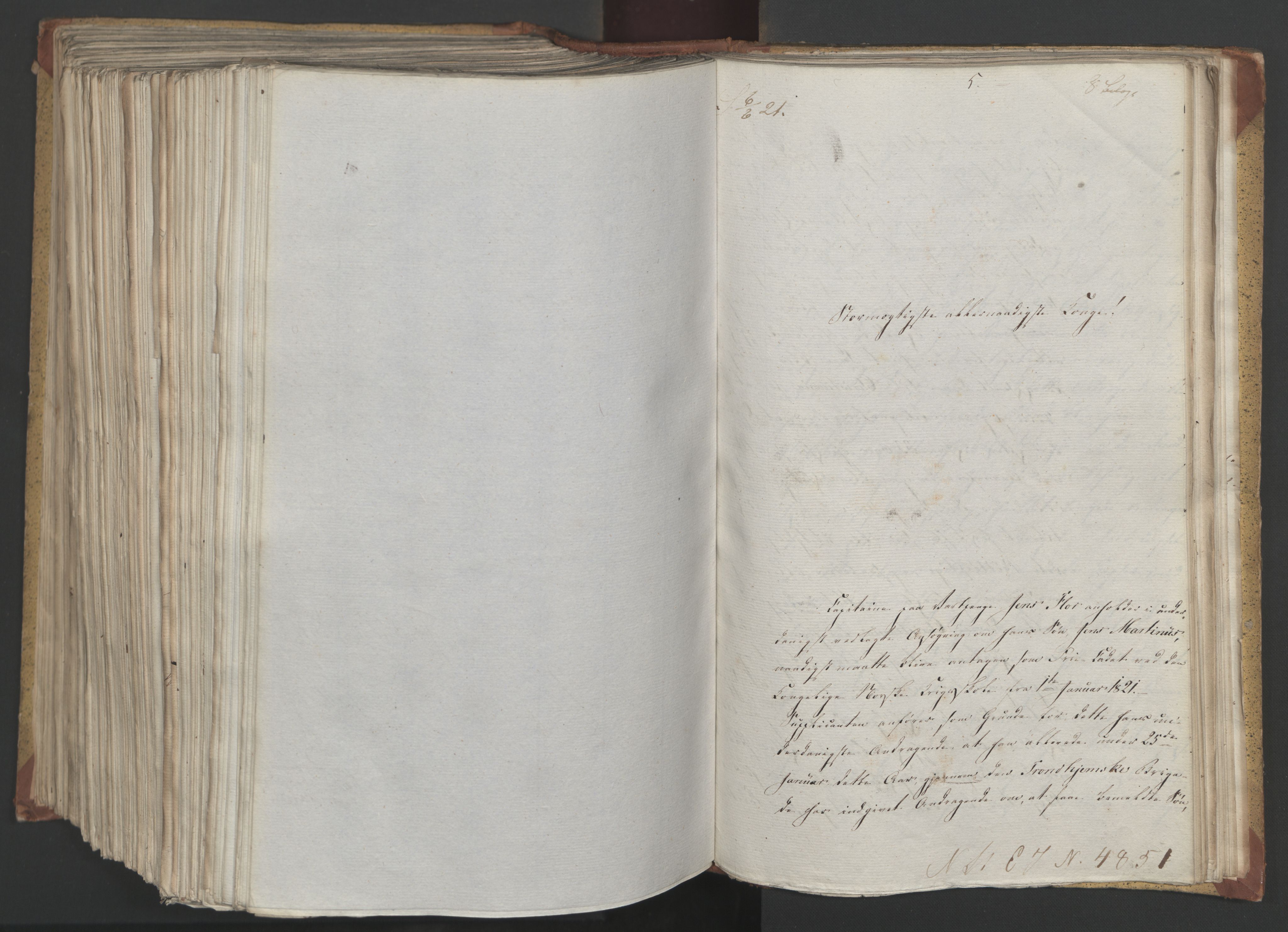 Statsrådsavdelingen i Stockholm, AV/RA-S-1003/D/Da/L0024: Regjeringsinnstillinger nr. 4663-4873, 1820, p. 527