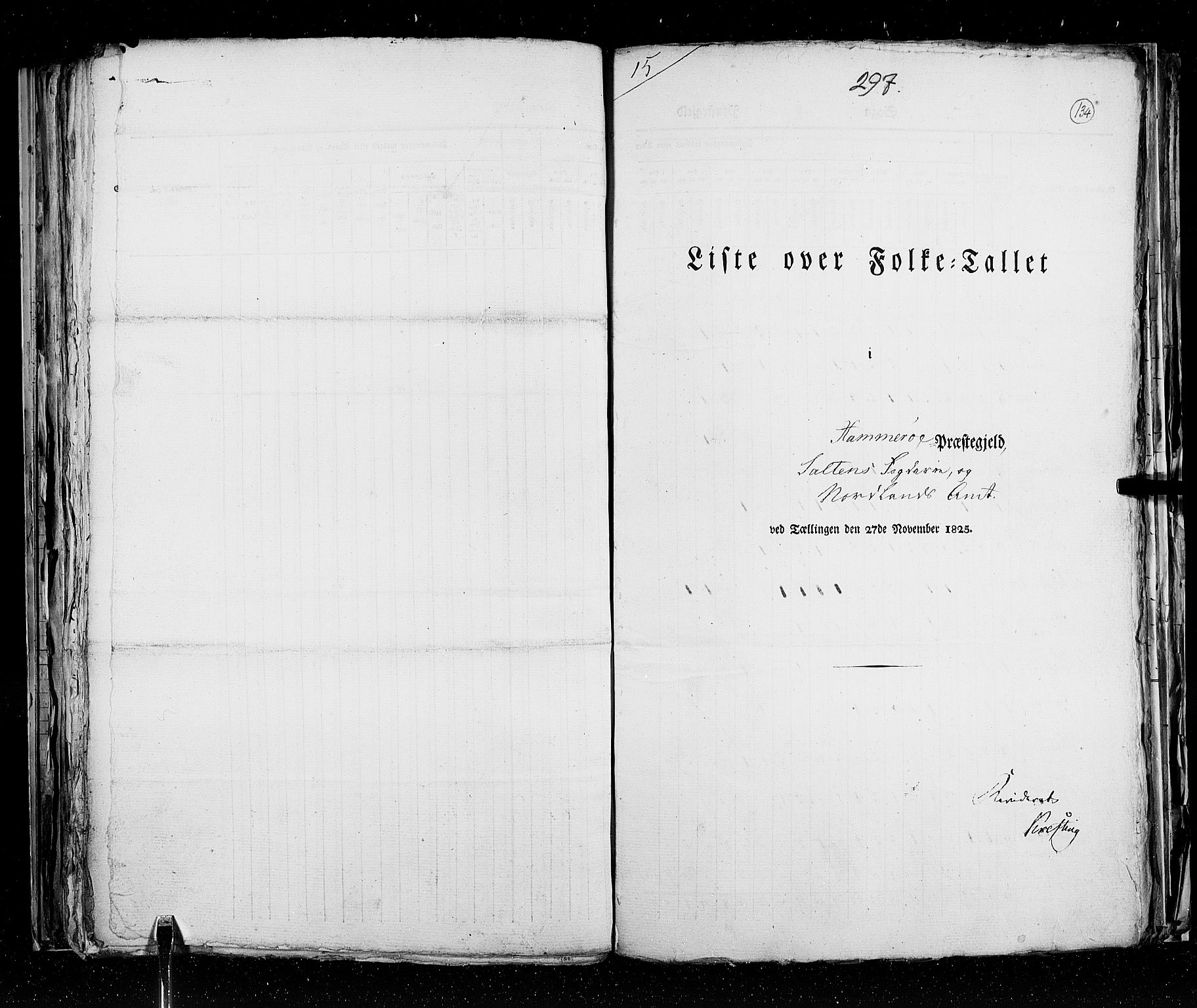 RA, Census 1825, vol. 18: Nordland amt, 1825, p. 134