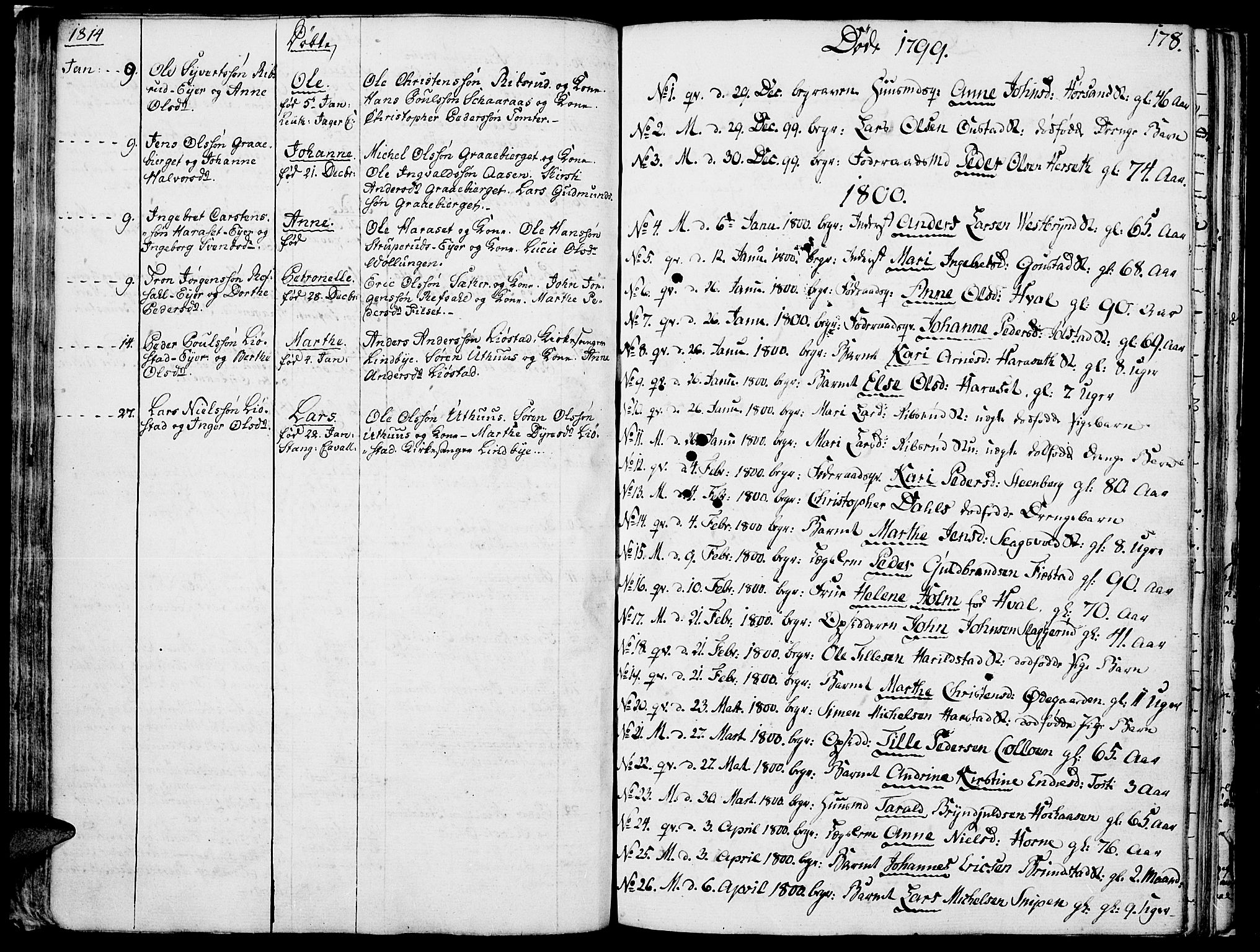 Romedal prestekontor, AV/SAH-PREST-004/K/L0001: Parish register (official) no. 1, 1799-1814, p. 49