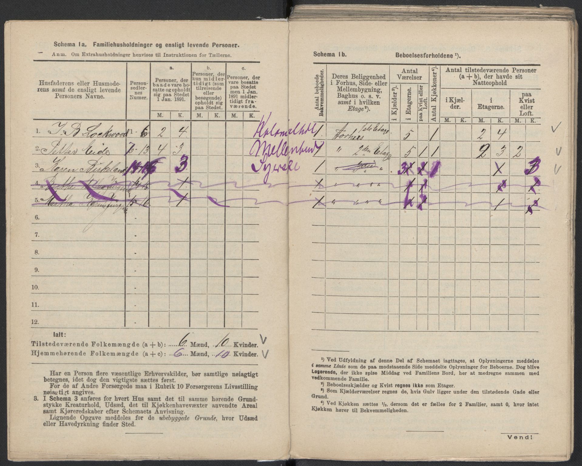 RA, 1891 Census for 1301 Bergen, 1891, p. 8146