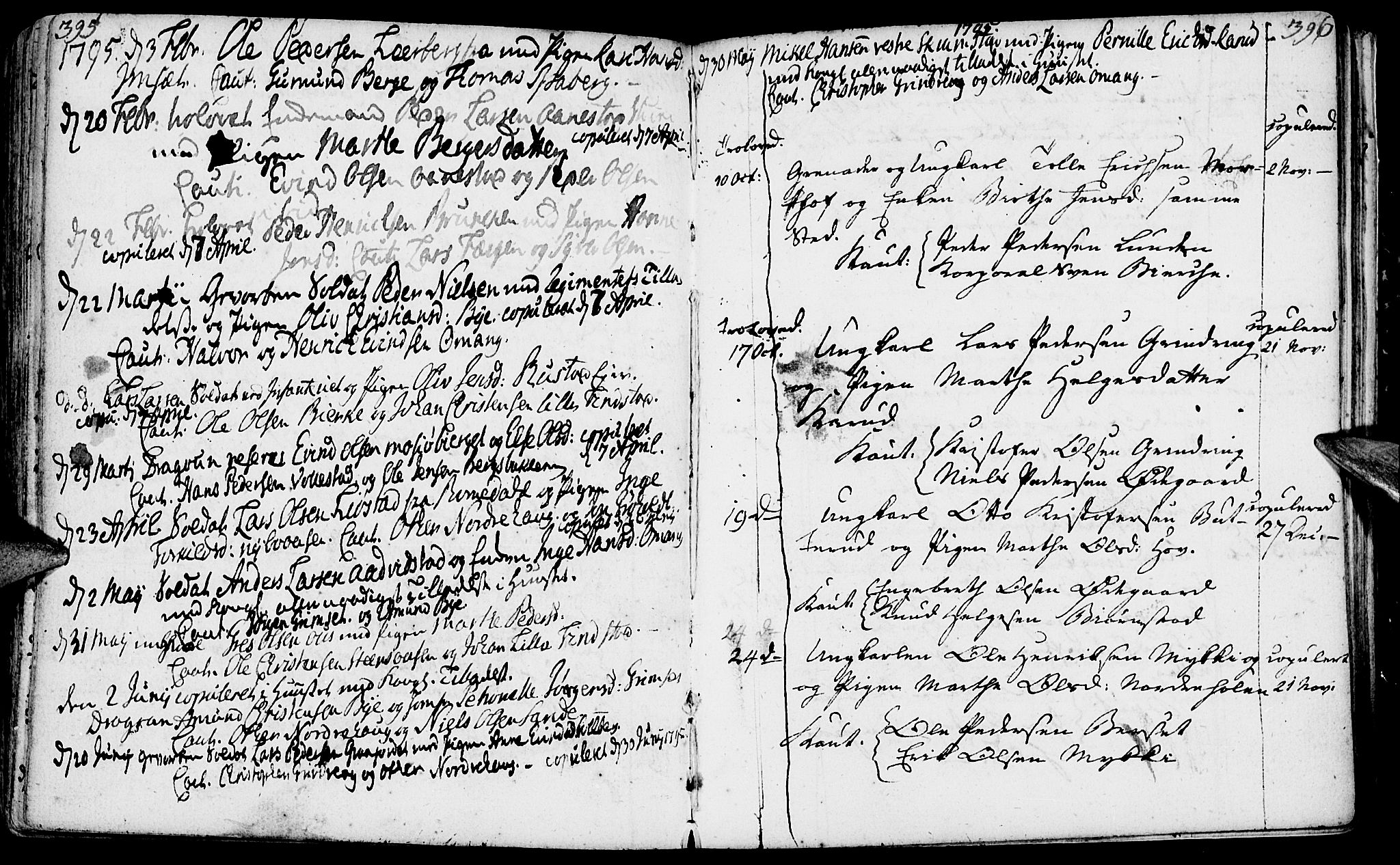 Løten prestekontor, SAH/PREST-022/K/Ka/L0003: Parish register (official) no. 3, 1773-1800, p. 395-396
