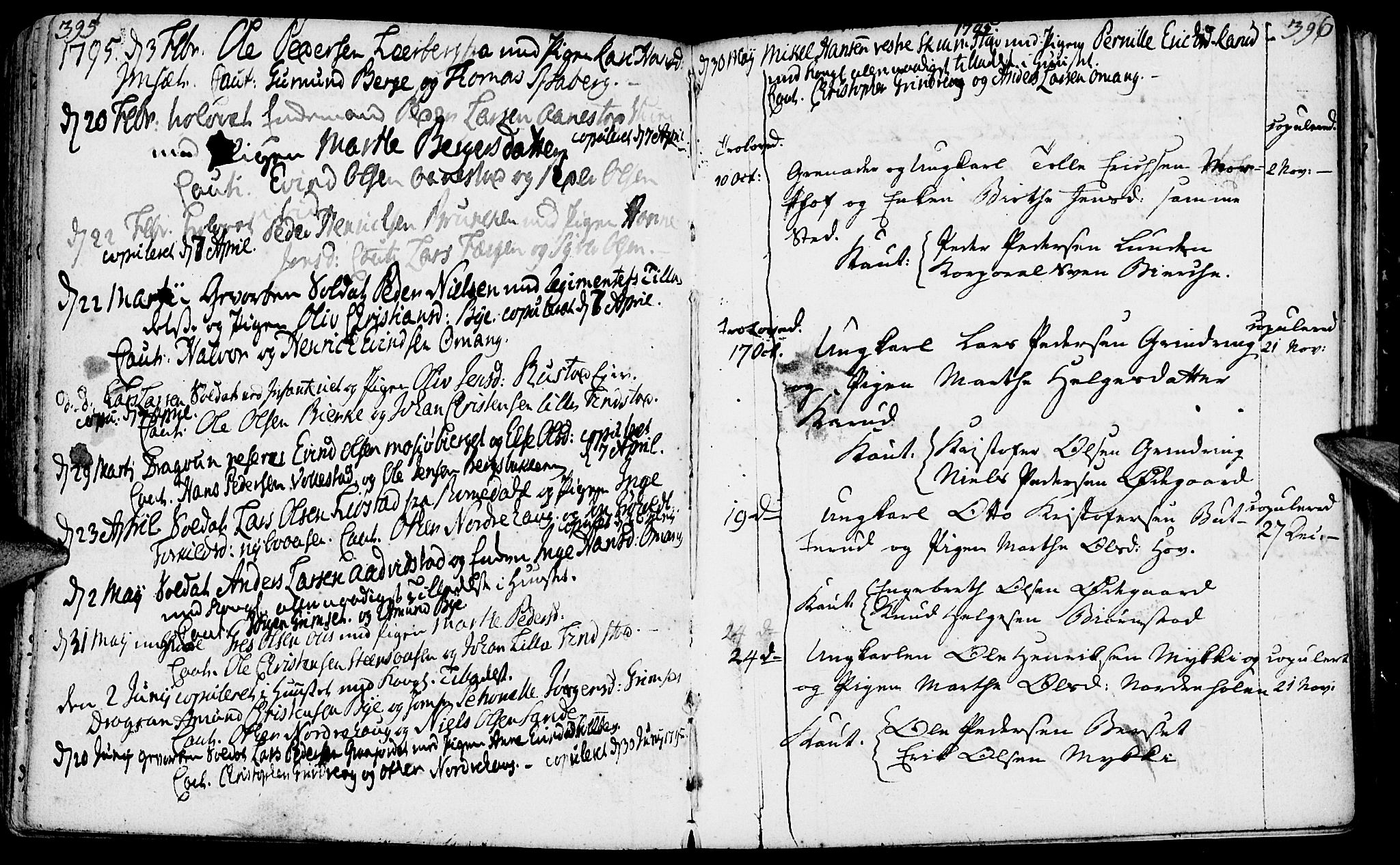 Løten prestekontor, AV/SAH-PREST-022/K/Ka/L0003: Parish register (official) no. 3, 1773-1800, p. 395-396