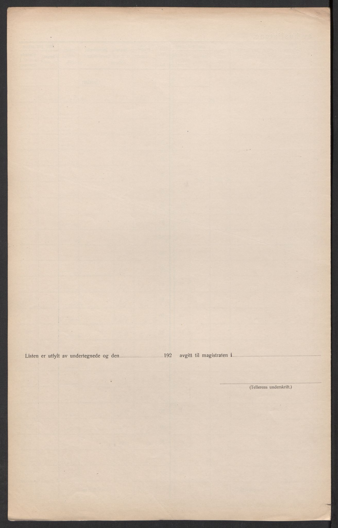 SAK, 1920 census for Kristiansand, 1920, p. 154