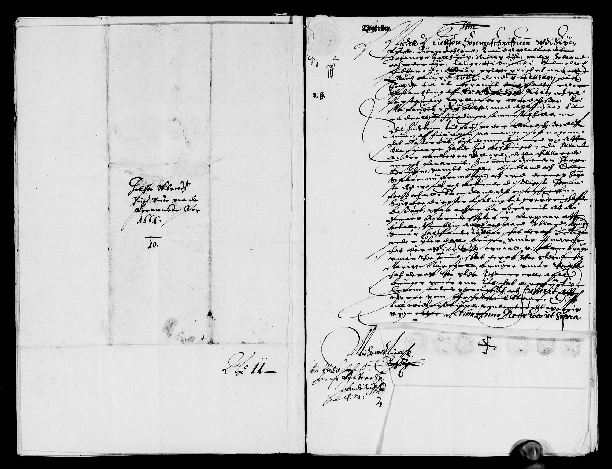 Rentekammeret inntil 1814, Reviderte regnskaper, Lensregnskaper, AV/RA-EA-5023/R/Rb/Rbs/L0044: Stavanger len, 1661-1662