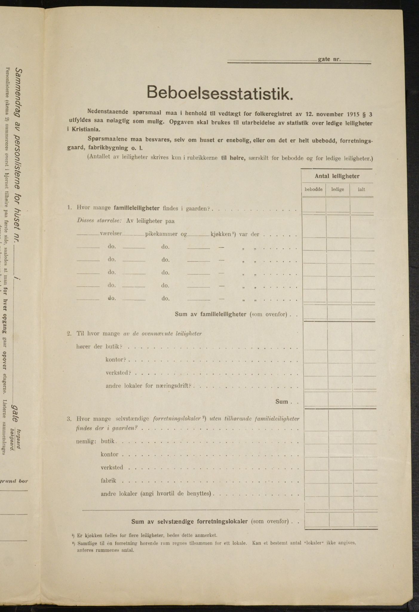 OBA, Municipal Census 1916 for Kristiania, 1916, p. 132270