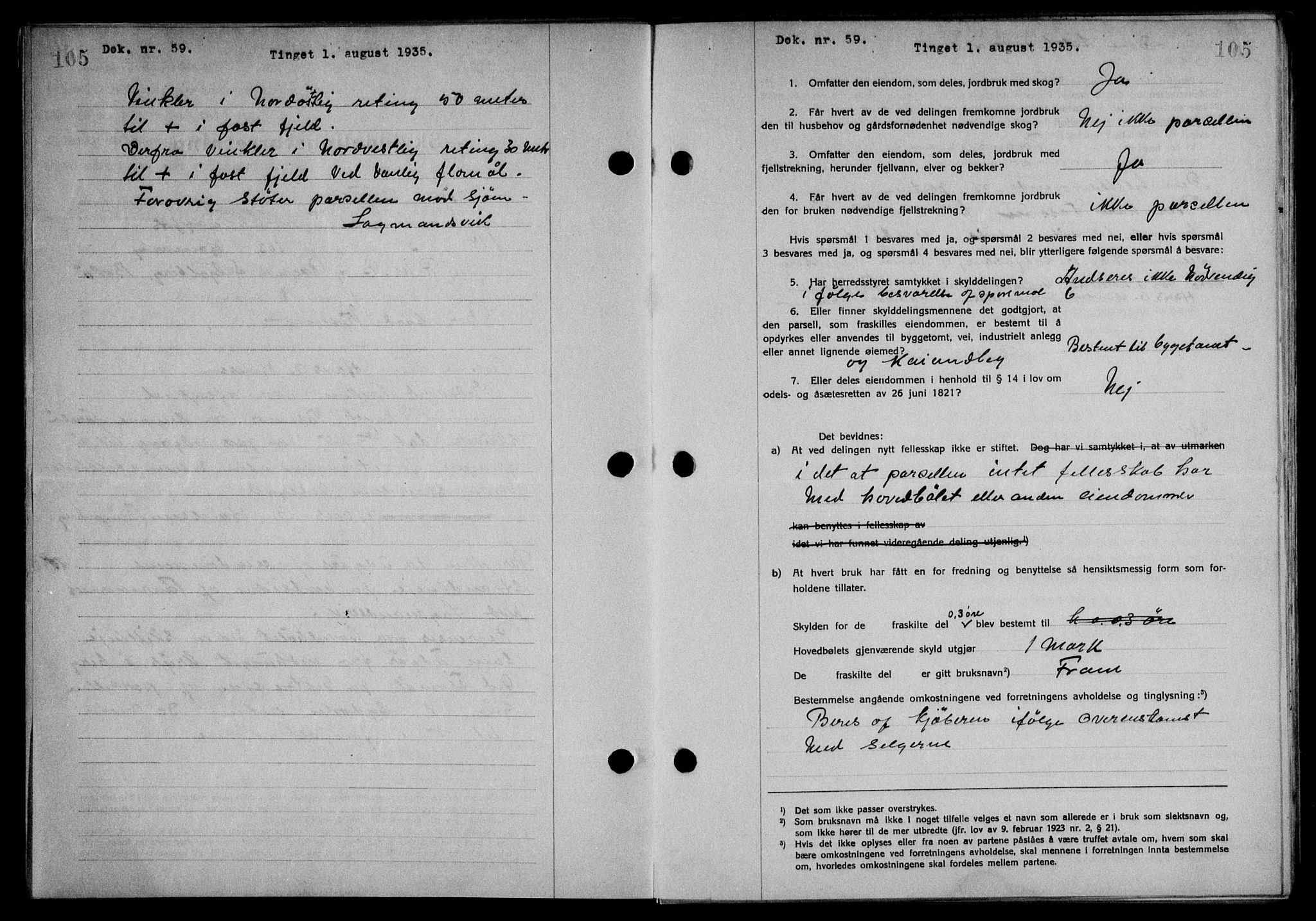 Steigen og Ofoten sorenskriveri, SAT/A-0030/1/2/2C/L0026: Mortgage book no. 30, 1935-1936, Deed date: 01.08.1935