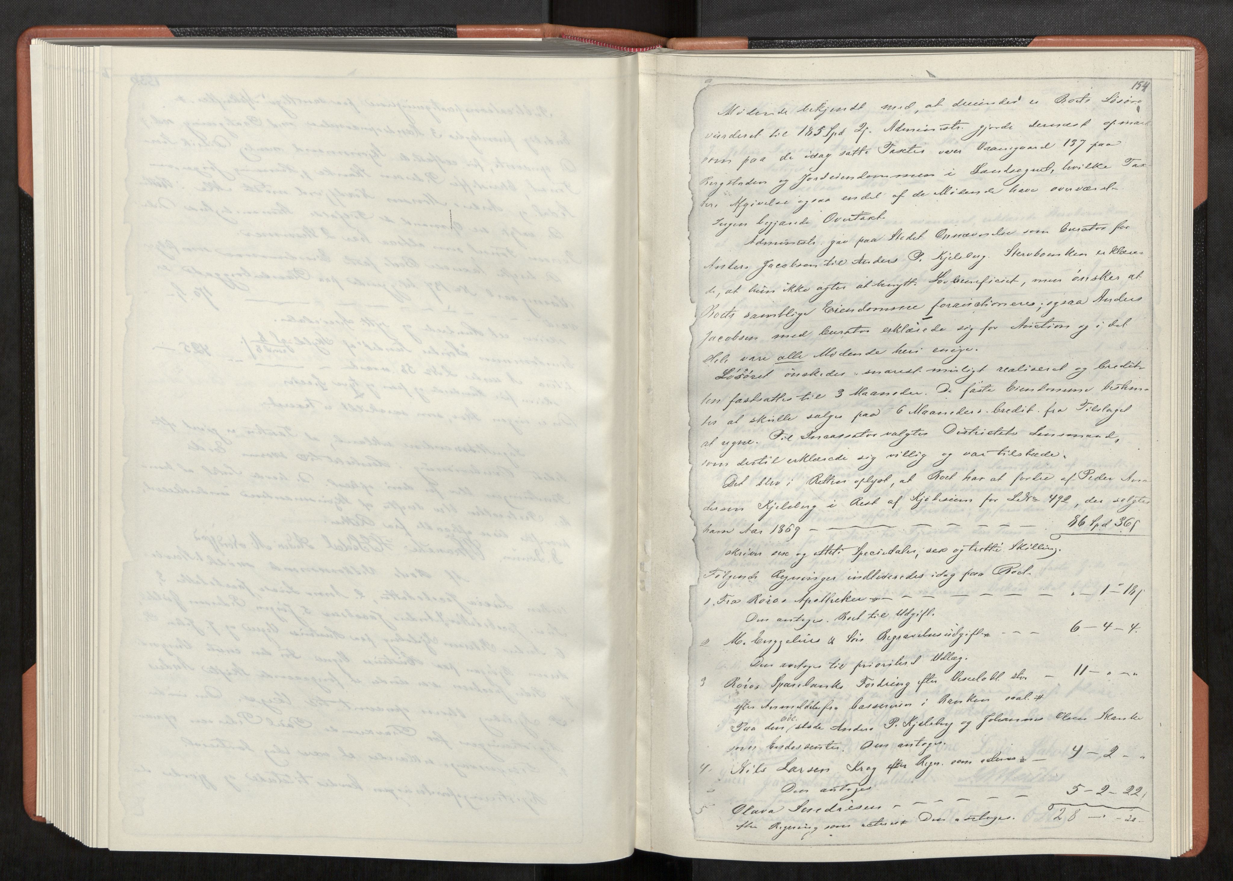 Røros sorenskriveri, AV/SAT-A-0023/3/3B/L0001: Skifteforhandlingsprotokoll, 1851-1874, p. 154