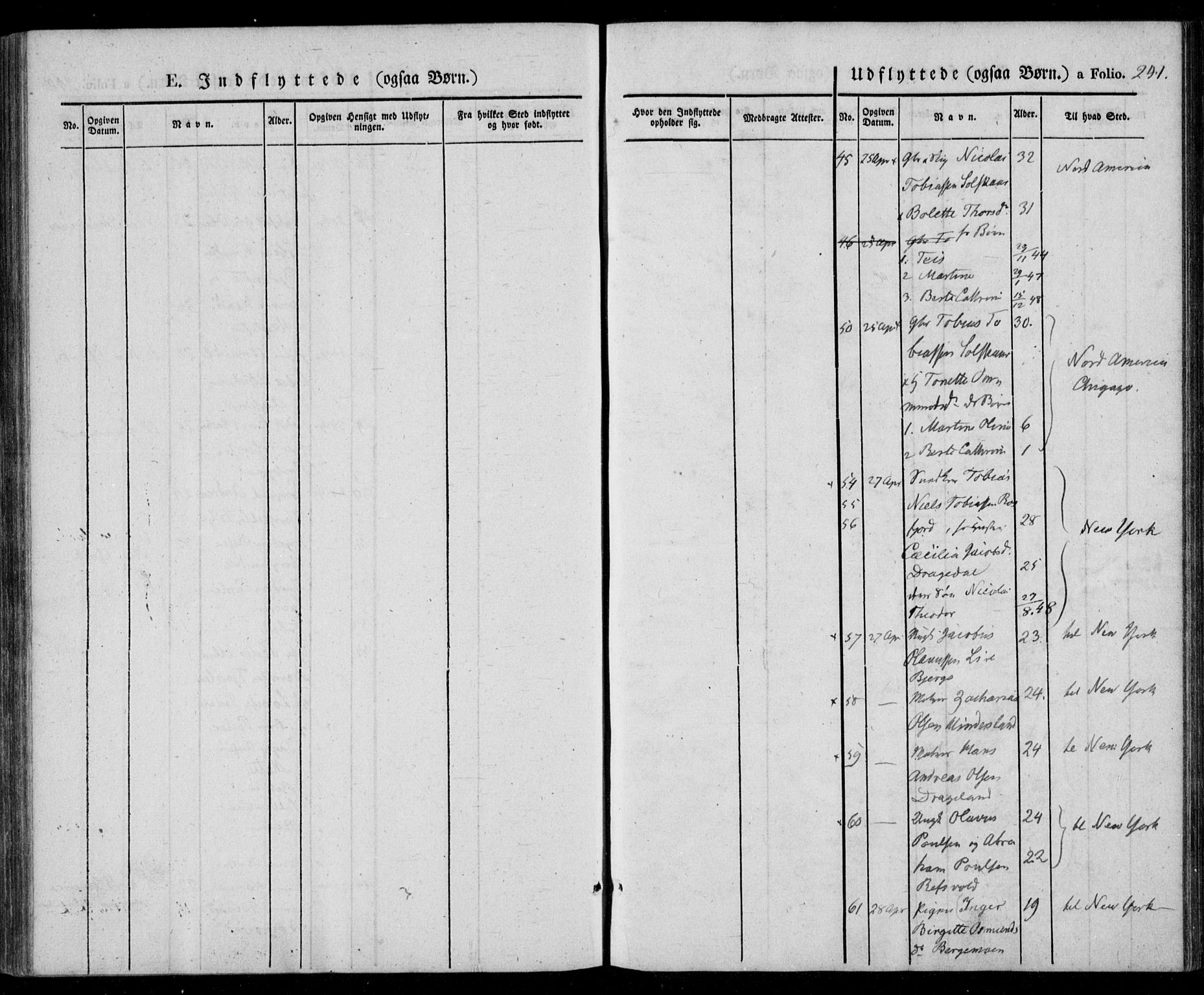 Lyngdal sokneprestkontor, AV/SAK-1111-0029/F/Fa/Fac/L0008: Parish register (official) no. A 8, 1837-1852, p. 241