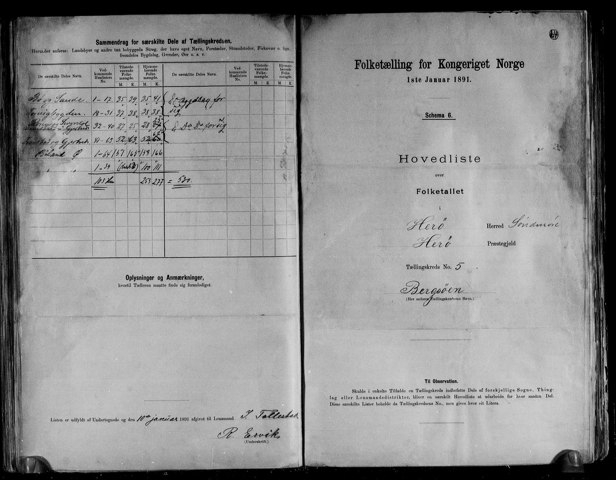 RA, 1891 census for 1515 Herøy, 1891, p. 14