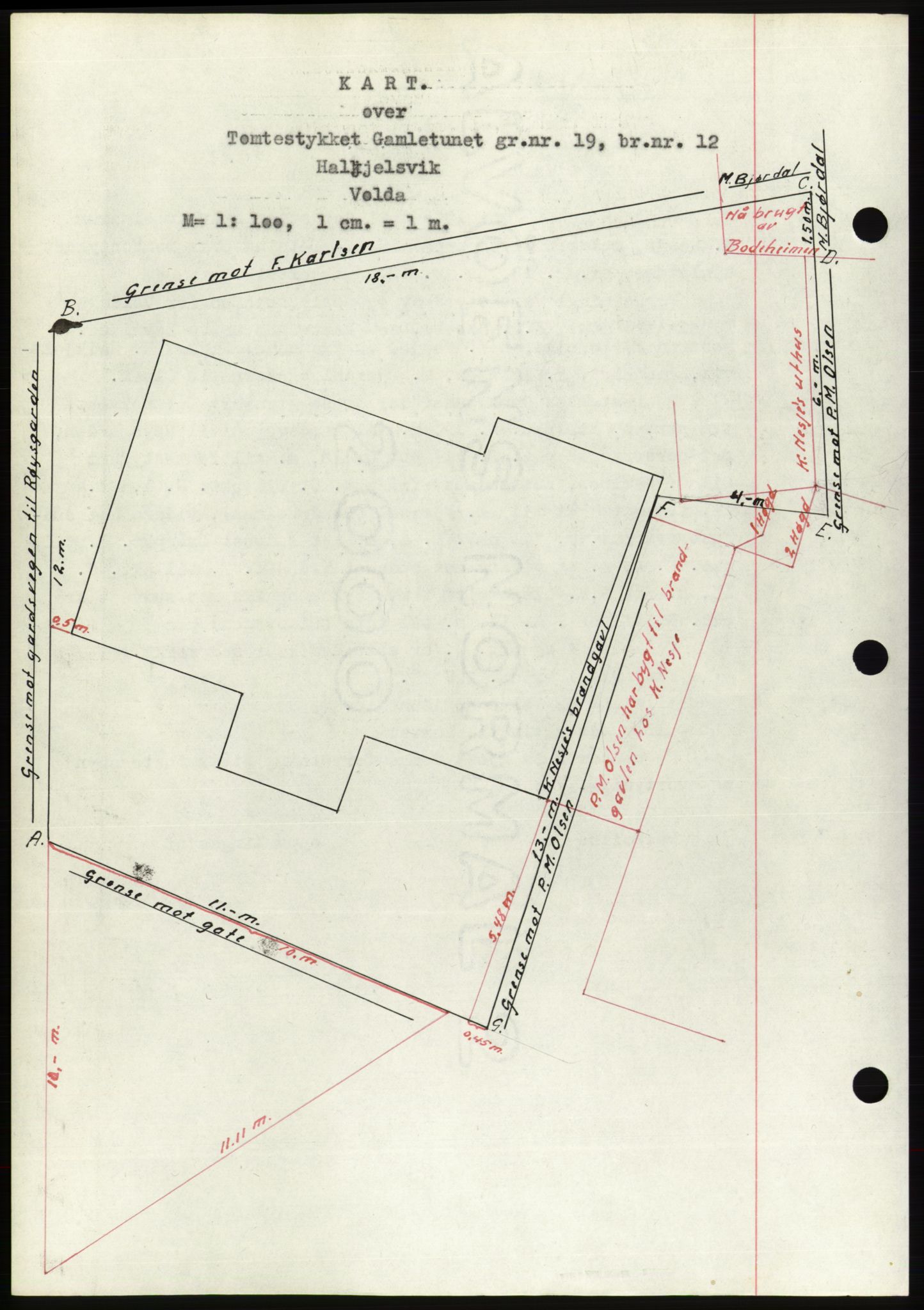 Søre Sunnmøre sorenskriveri, AV/SAT-A-4122/1/2/2C/L0077: Mortgage book no. 3A, 1945-1946, Diary no: : 368/1945