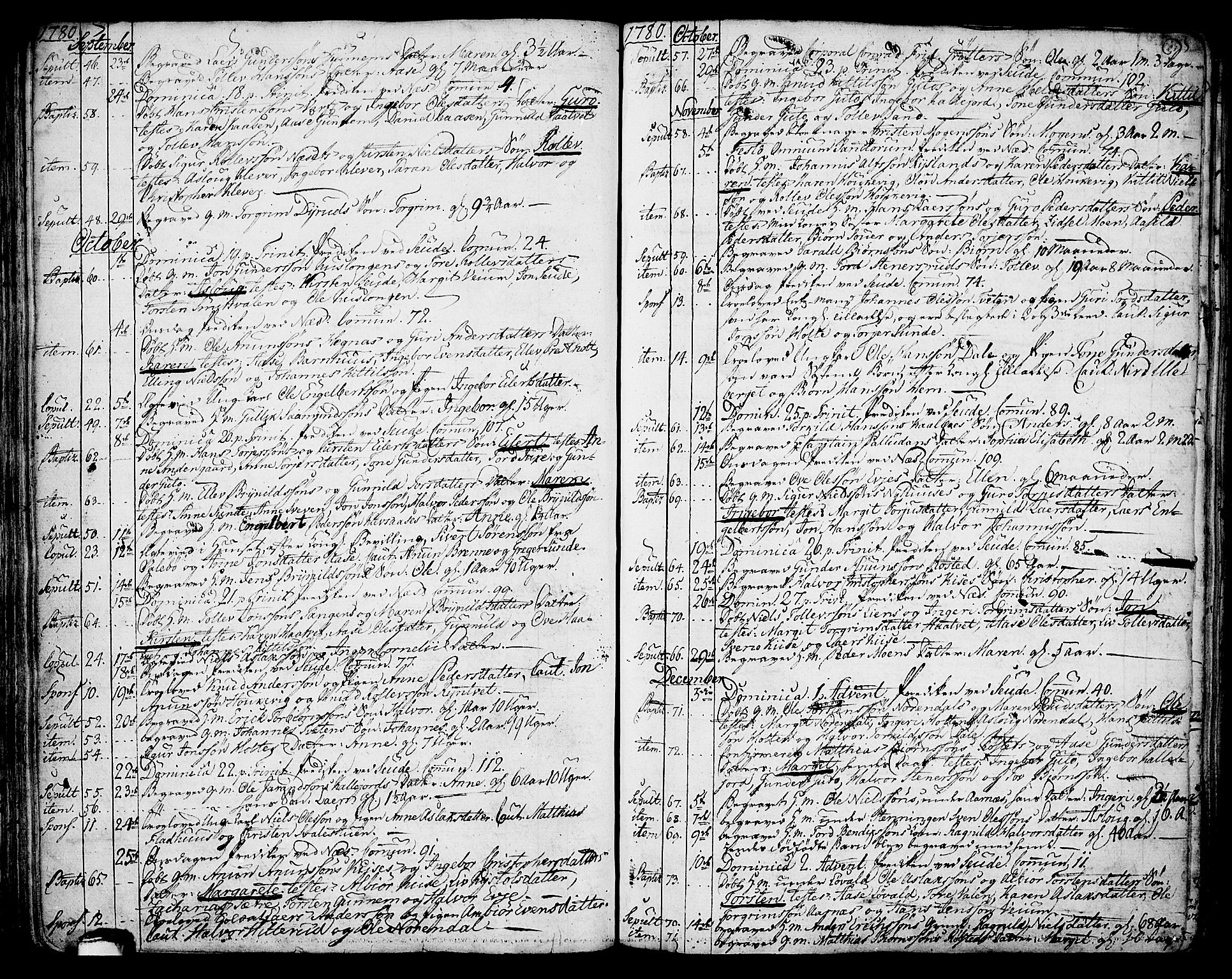 Sauherad kirkebøker, AV/SAKO-A-298/F/Fa/L0004: Parish register (official) no. I 4, 1767-1814