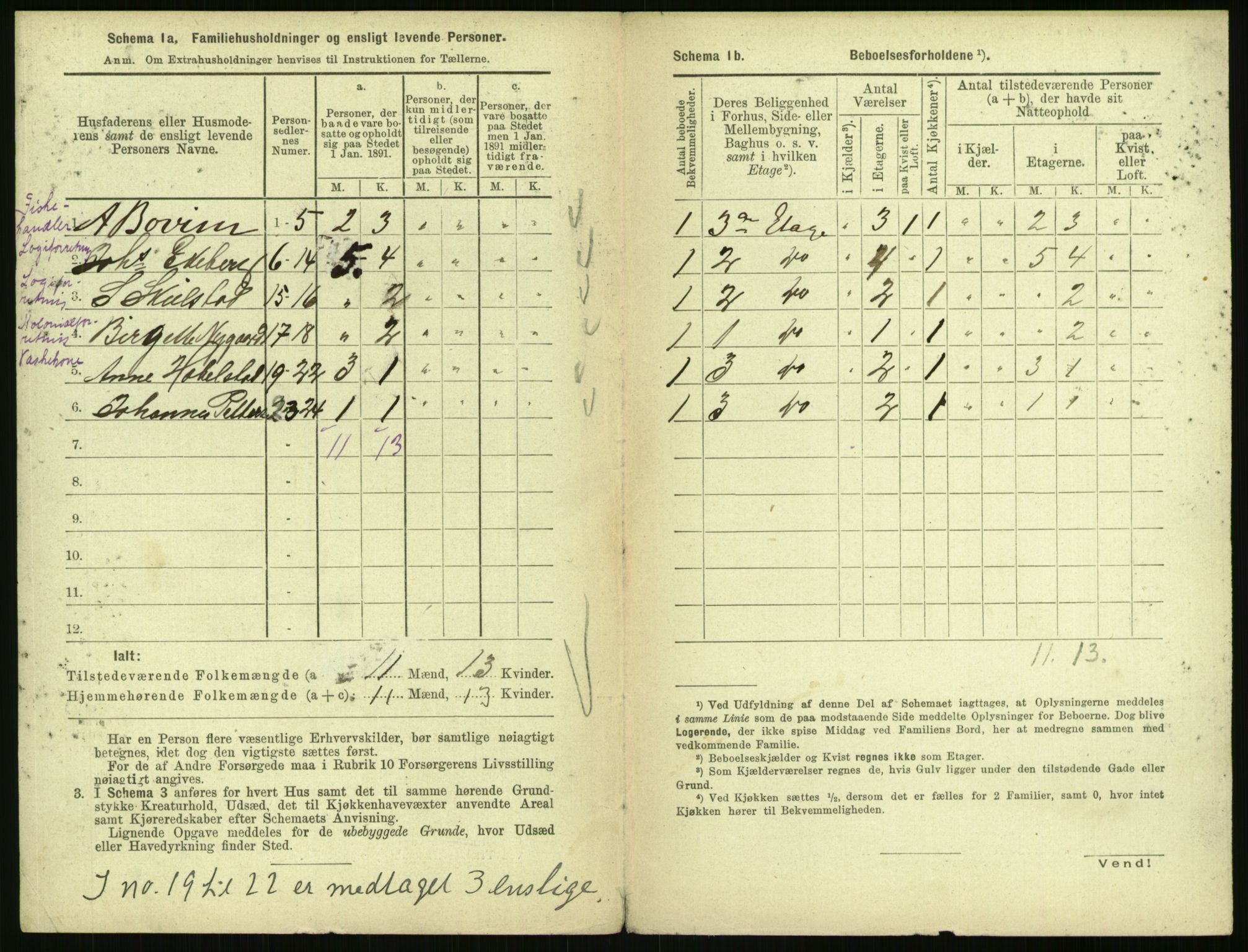 RA, 1891 census for 0301 Kristiania, 1891, p. 587