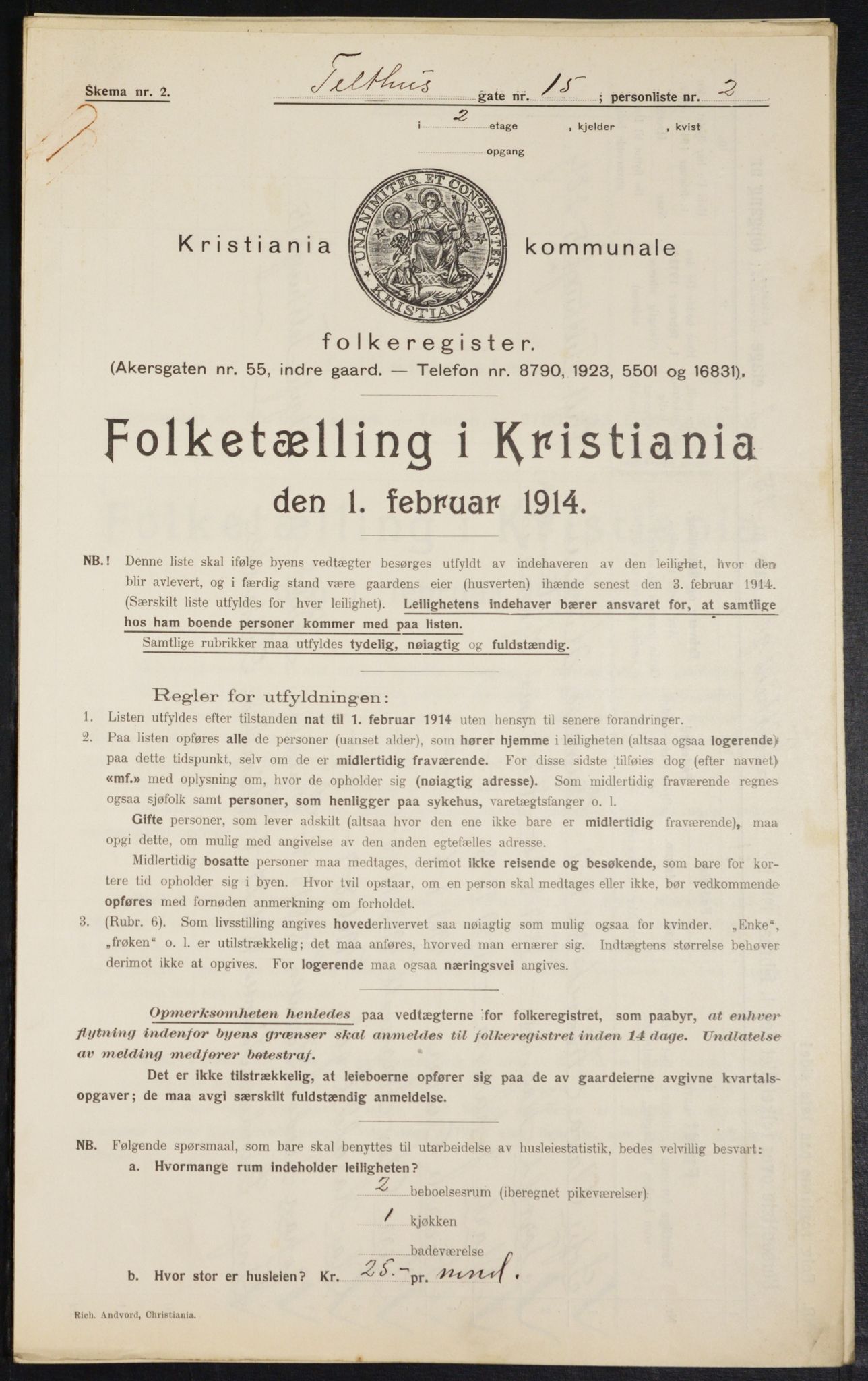 OBA, Municipal Census 1914 for Kristiania, 1914, p. 108473