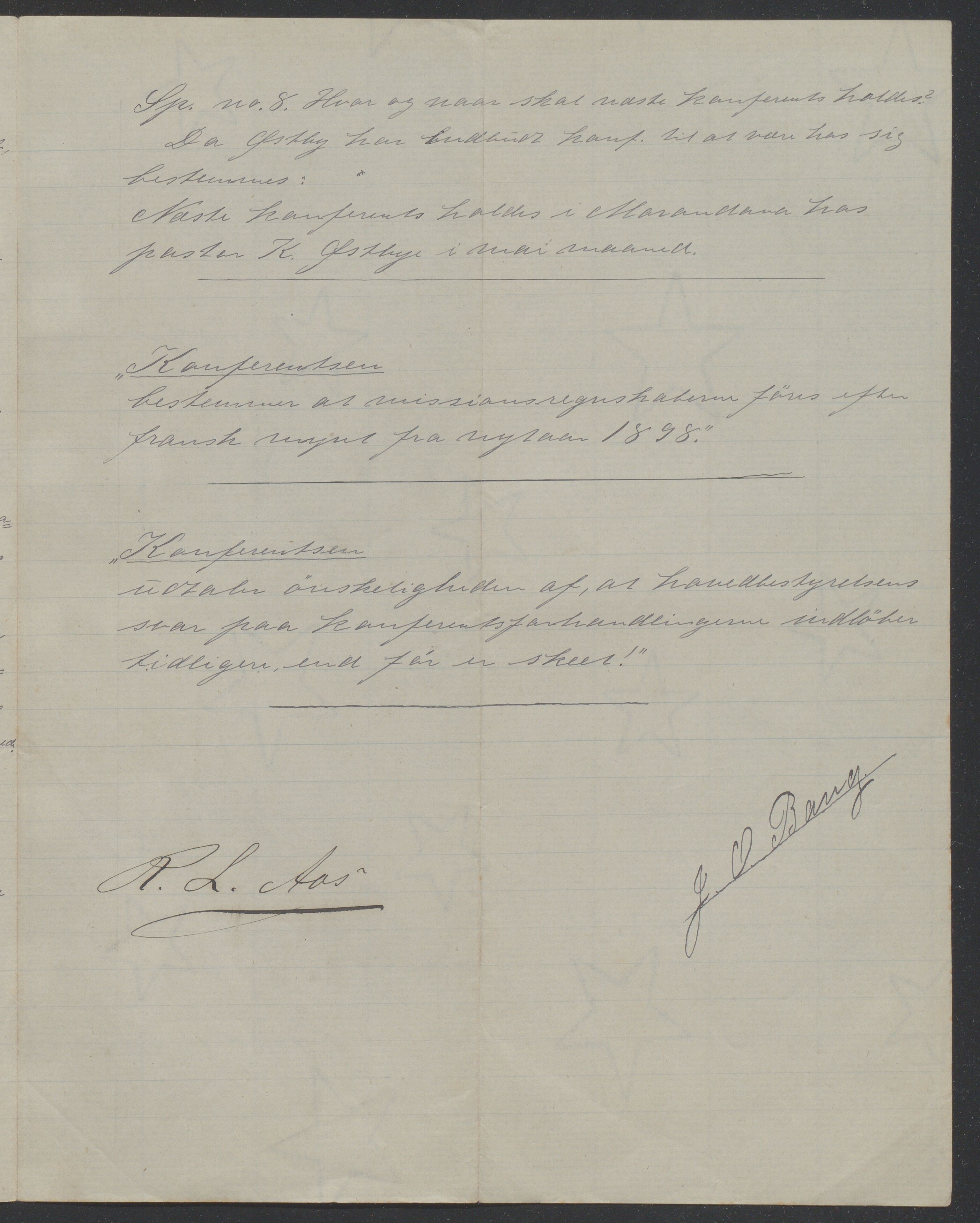 Det Norske Misjonsselskap - hovedadministrasjonen, VID/MA-A-1045/D/Da/Daa/L0041/0010: Konferansereferat og årsberetninger / Konferansereferat fra Vest-Madagaskar., 1897