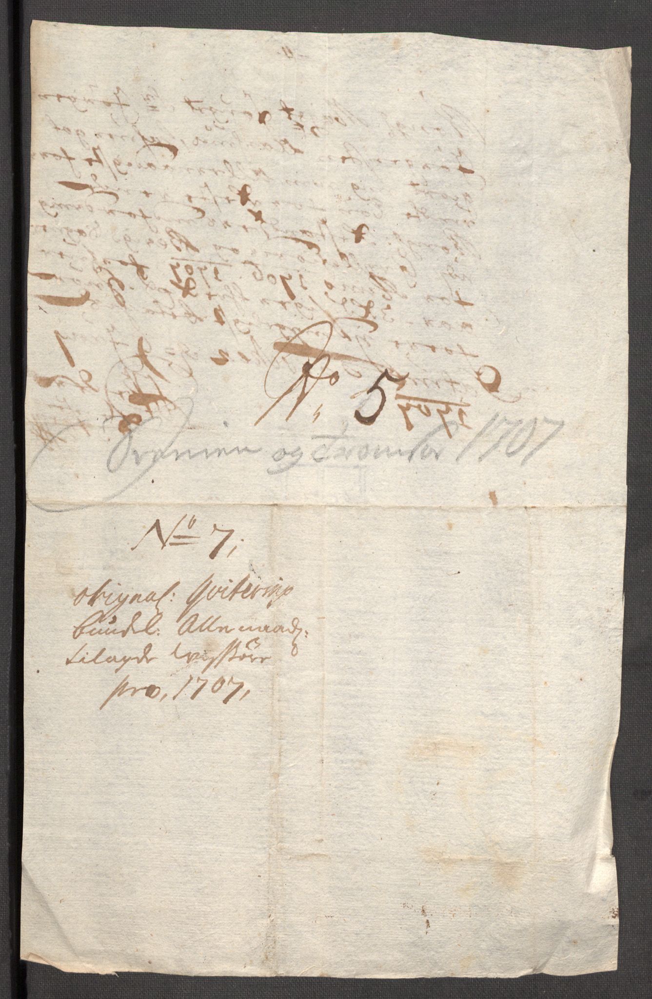 Rentekammeret inntil 1814, Reviderte regnskaper, Fogderegnskap, AV/RA-EA-4092/R68/L4756: Fogderegnskap Senja og Troms, 1705-1707, p. 318