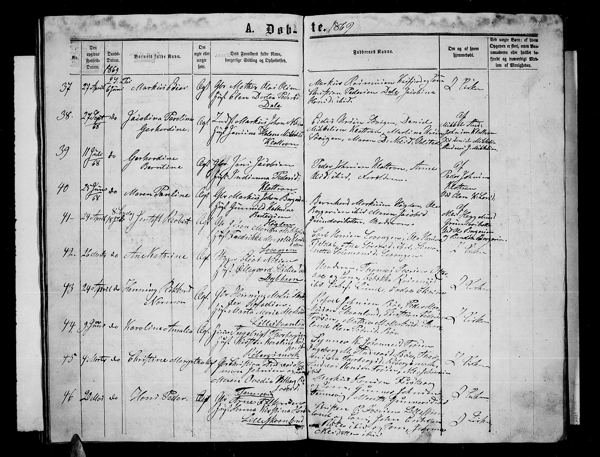 Trondenes sokneprestkontor, AV/SATØ-S-1319/H/Hb/L0008klokker: Parish register (copy) no. 8, 1863-1869, p. 88