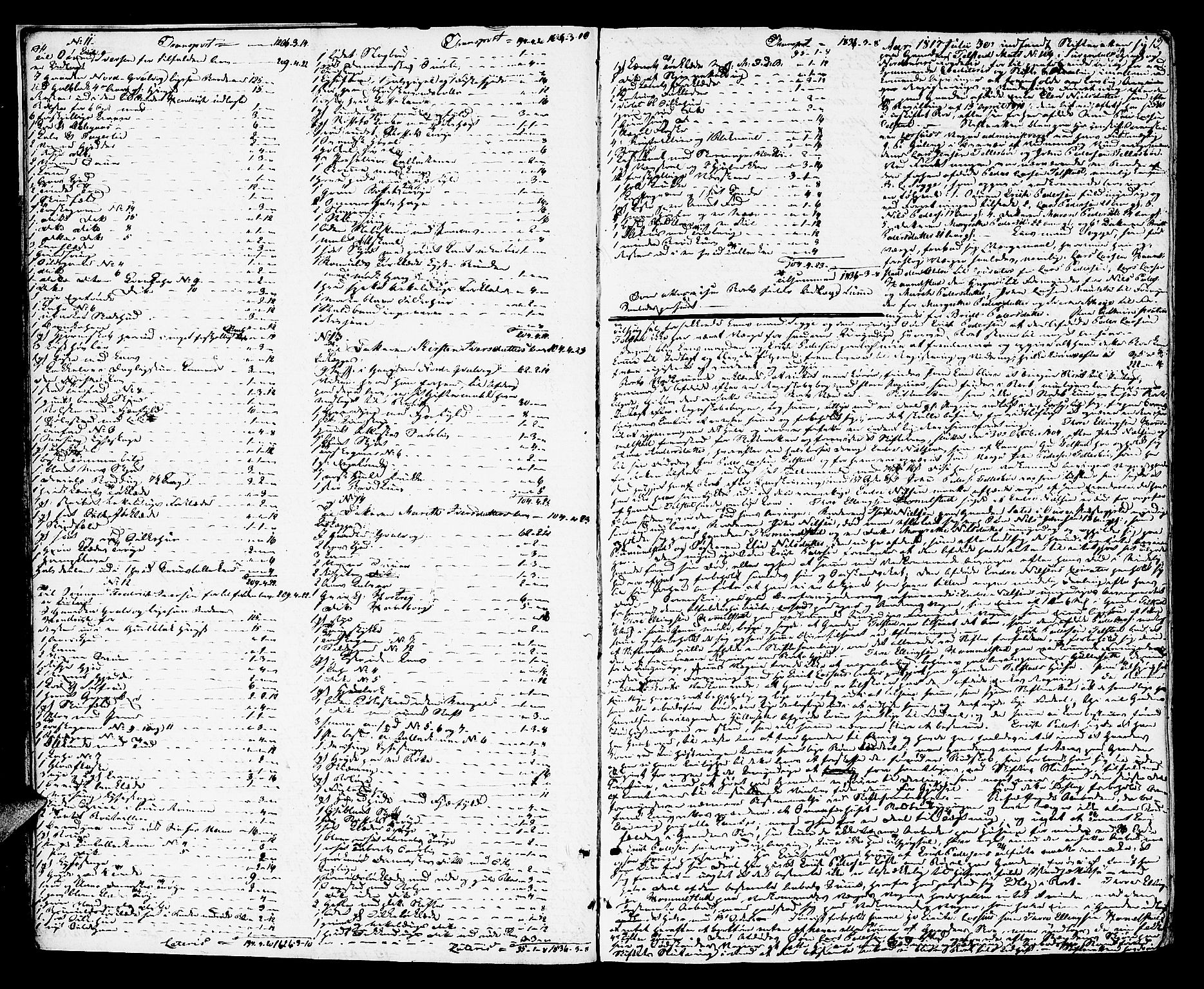 Nordmøre sorenskriveri, AV/SAT-A-4132/1/3/3A/L0026: Skifteprotokoll nr. 24, 1817-1822, p. 12b-13a