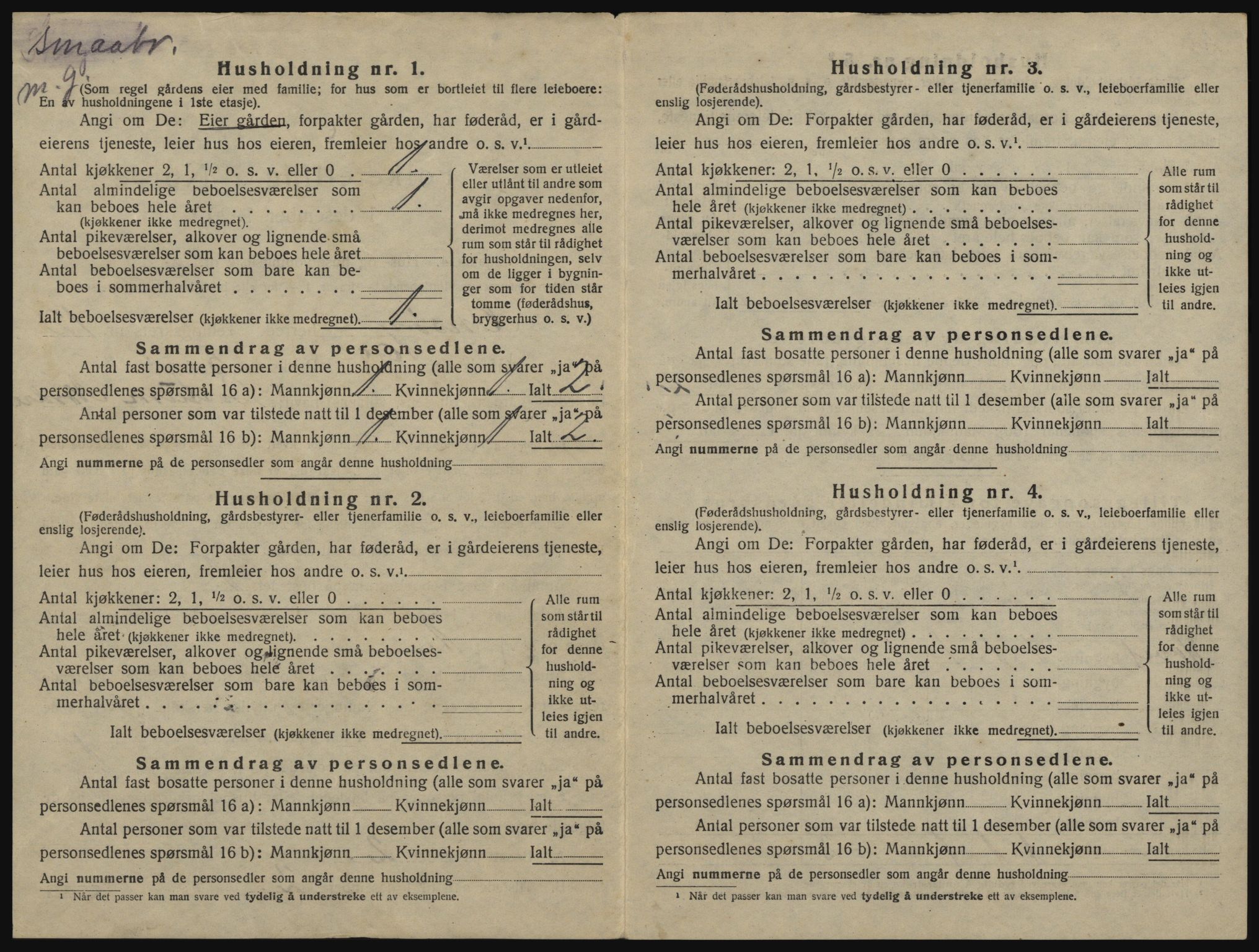 SAO, 1920 census for Onsøy, 1920, p. 2065