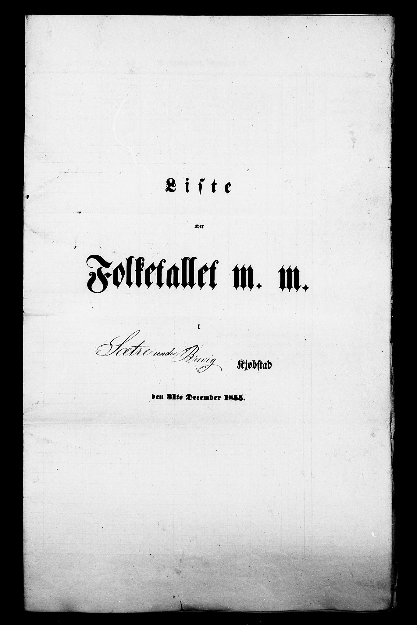 , Census 1855 for Eidanger/Brevik, 1855, p. 15