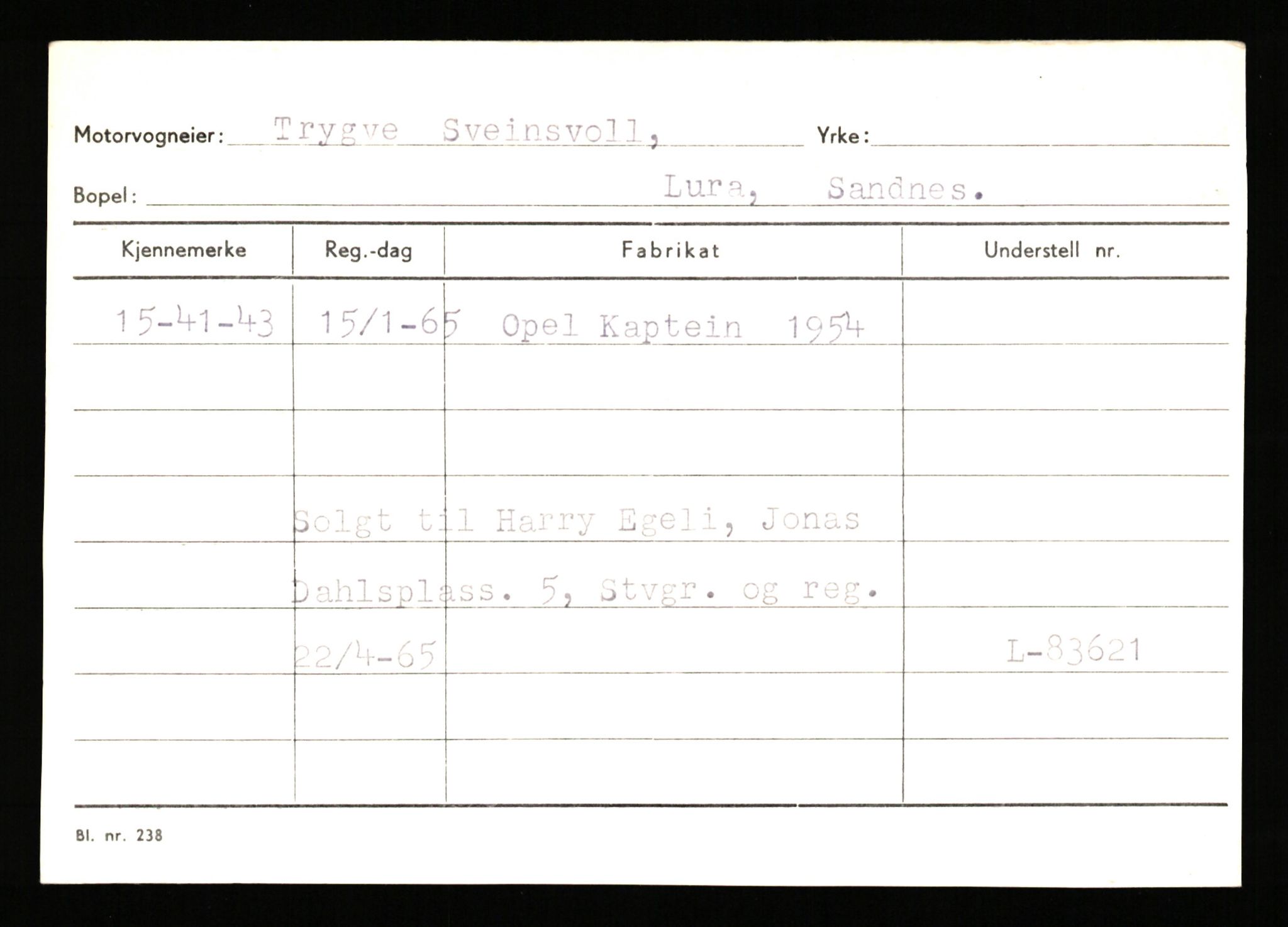 Stavanger trafikkstasjon, AV/SAST-A-101942/0/G/L0010: Registreringsnummer: 130000 - 239953, 1930-1971, p. 817