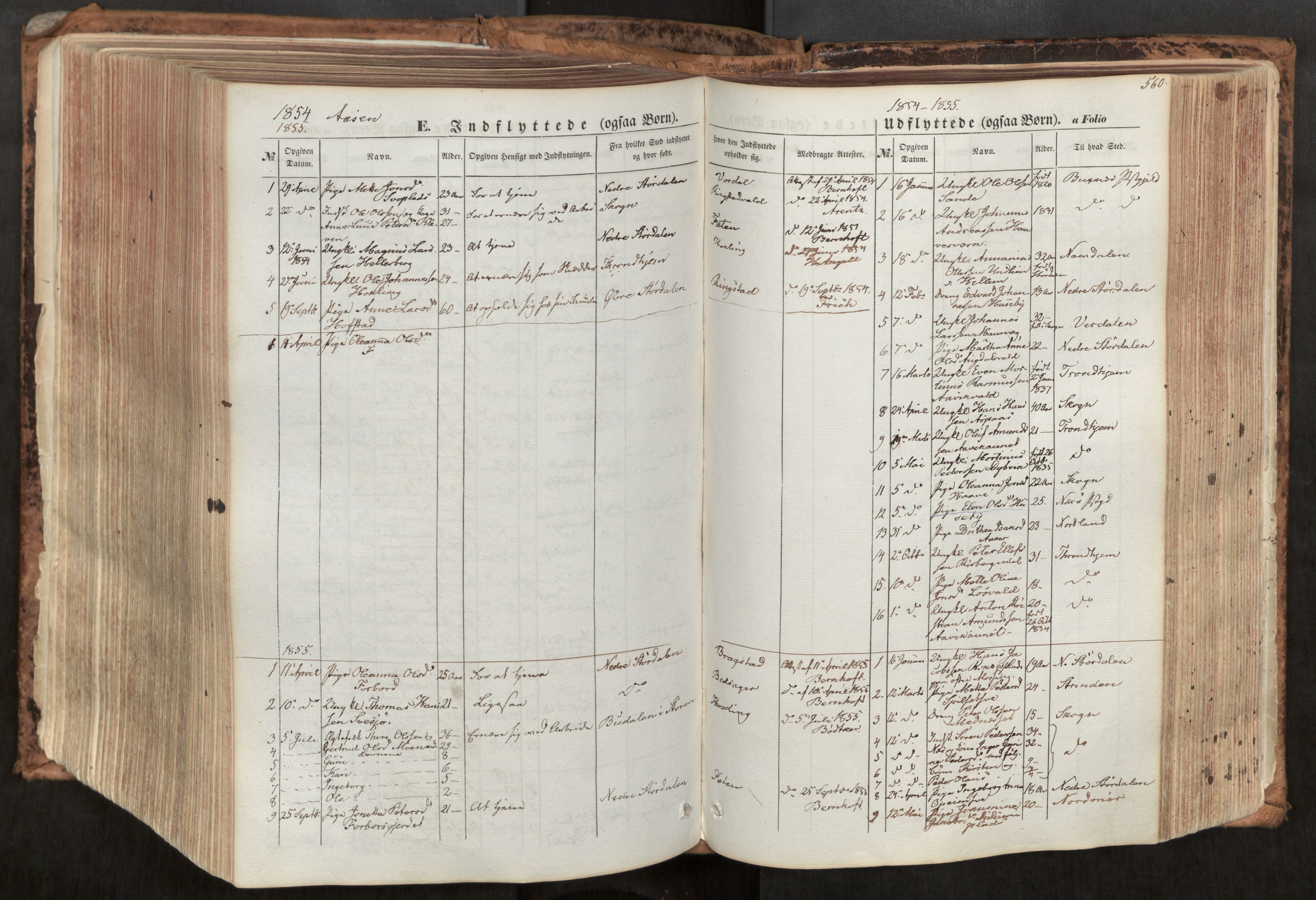 Ministerialprotokoller, klokkerbøker og fødselsregistre - Nord-Trøndelag, SAT/A-1458/713/L0116: Parish register (official) no. 713A07, 1850-1877, p. 560