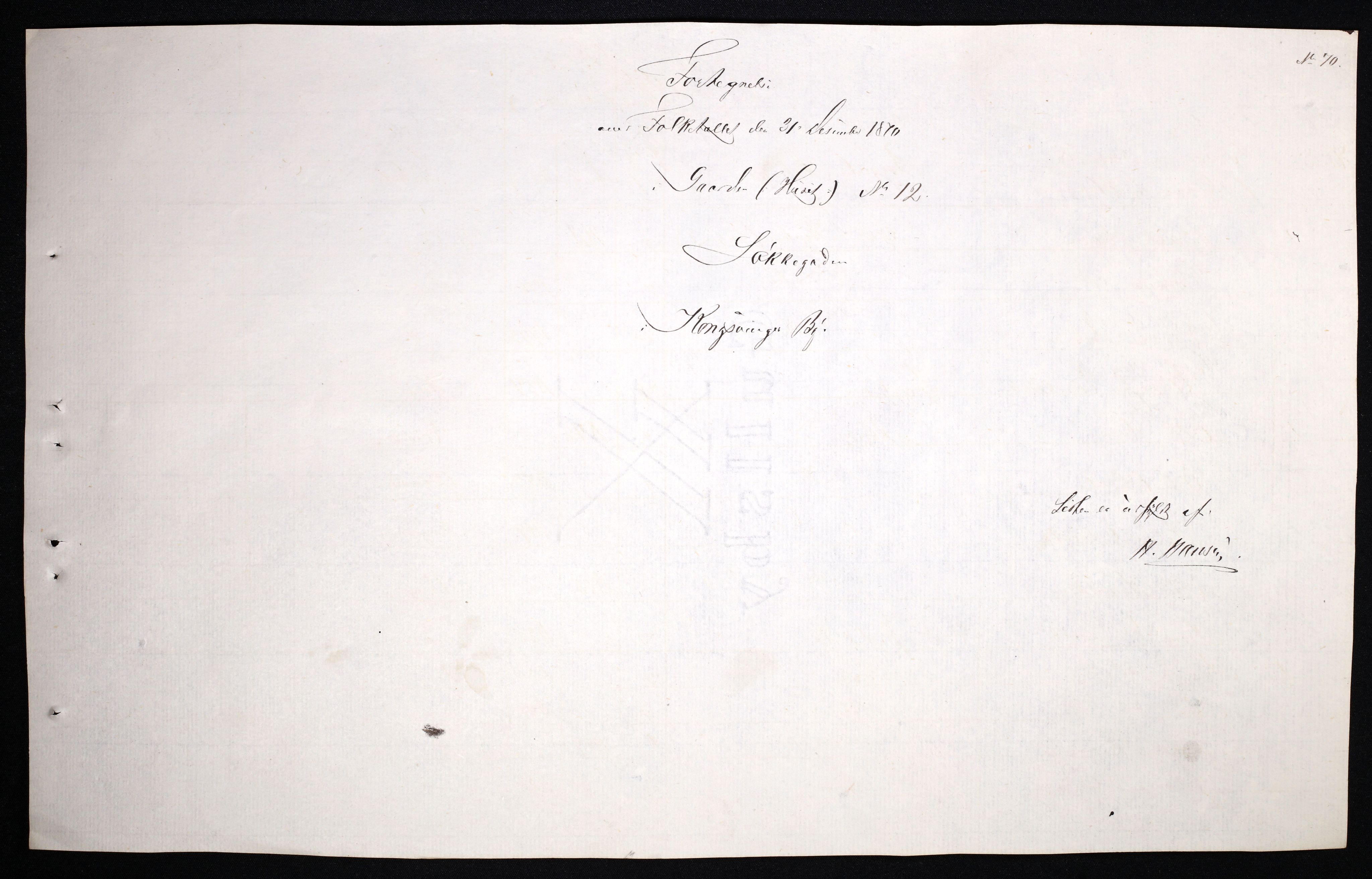 RA, 1870 census for 0402 Kongsvinger, 1870, p. 70