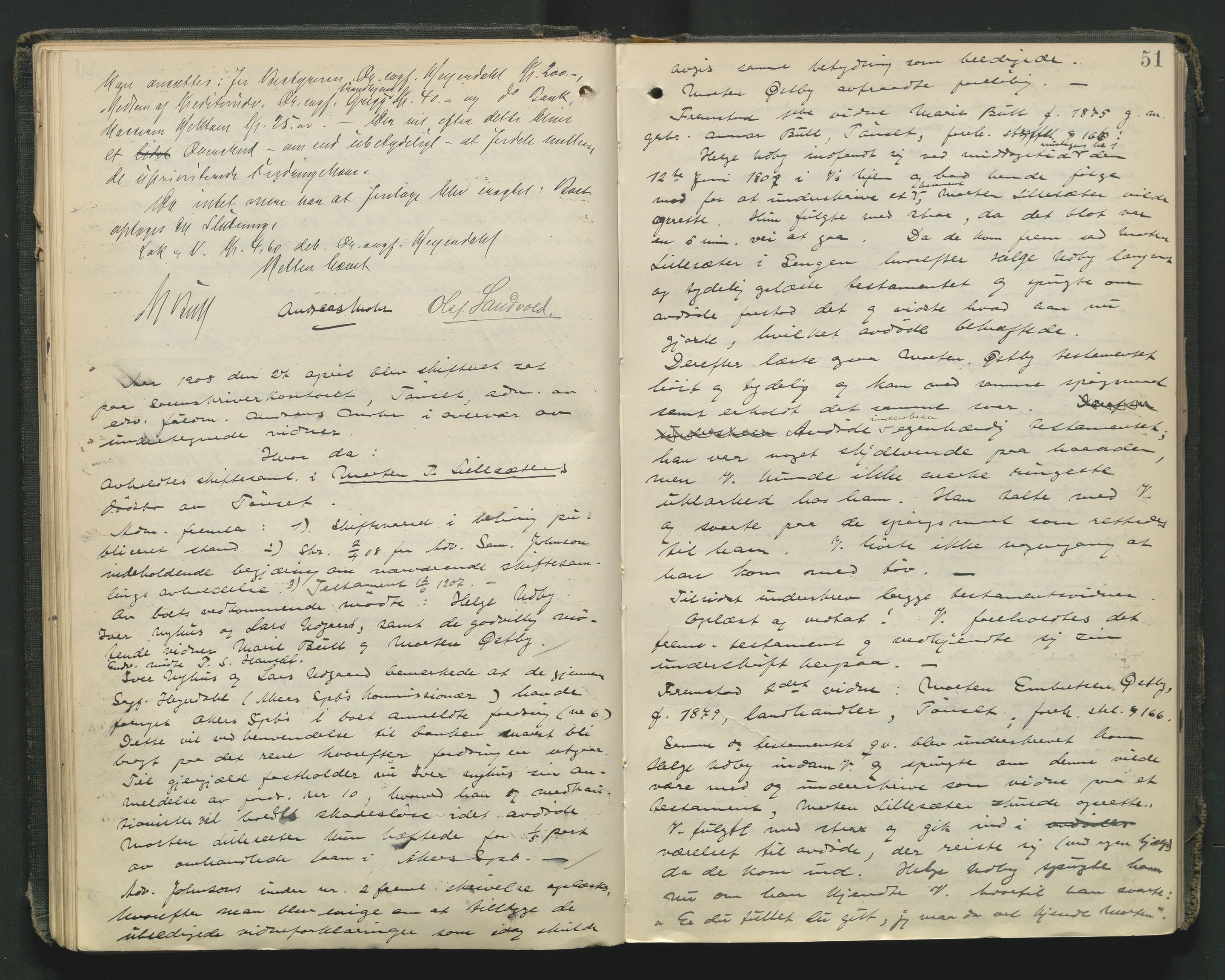 Nord-Østerdal tingrett, AV/SAH-TING-020/J/Jc/L0005: Skifteforhandlingsprotokoll, 1907-1914, p. 51