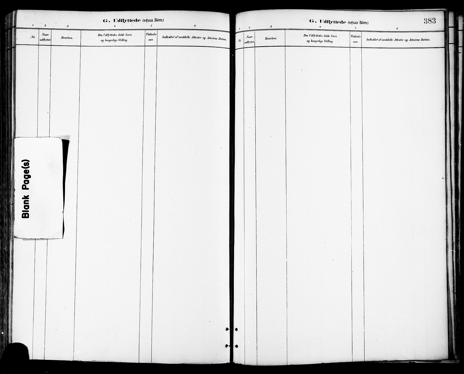 Ministerialprotokoller, klokkerbøker og fødselsregistre - Nordland, AV/SAT-A-1459/866/L0938: Parish register (official) no. 866A01, 1879-1893, p. 383