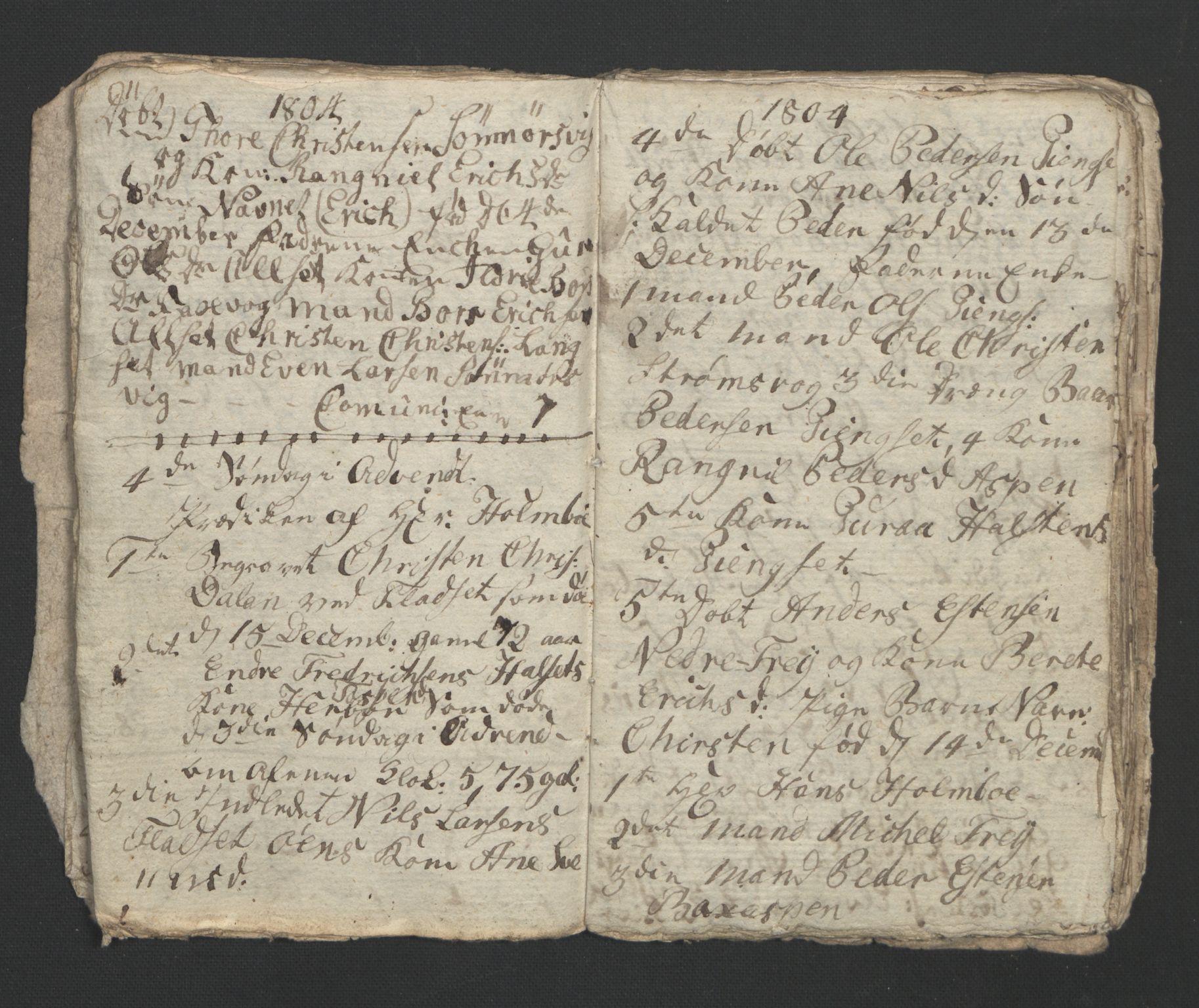 Ministerialprotokoller, klokkerbøker og fødselsregistre - Møre og Romsdal, AV/SAT-A-1454/573/L0874: Parish register (copy) no. 573C02, 1803-1811