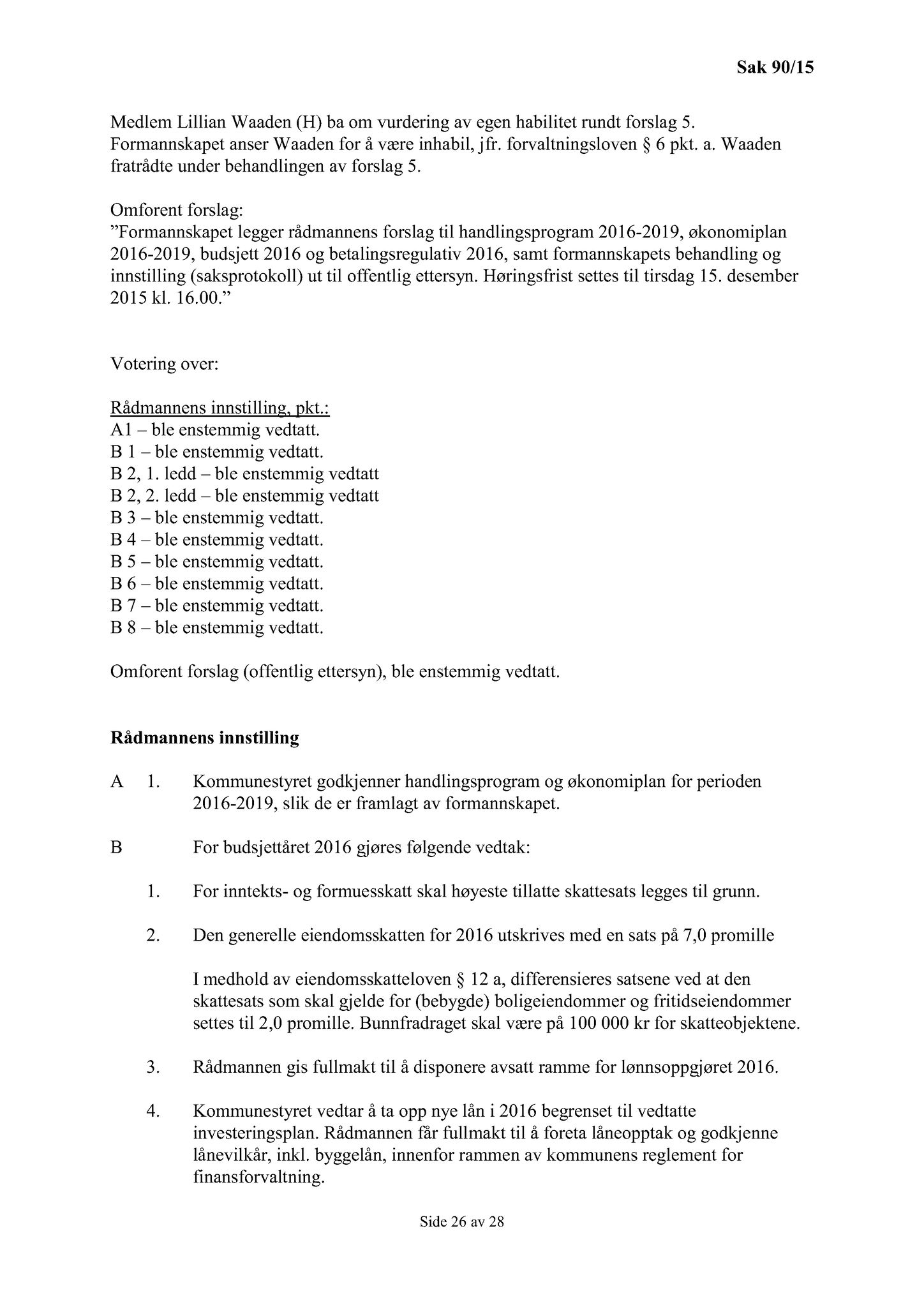 Klæbu Kommune, TRKO/KK/01-KS/L008: Kommunestyret - Møtedokumenter, 2015, p. 2021