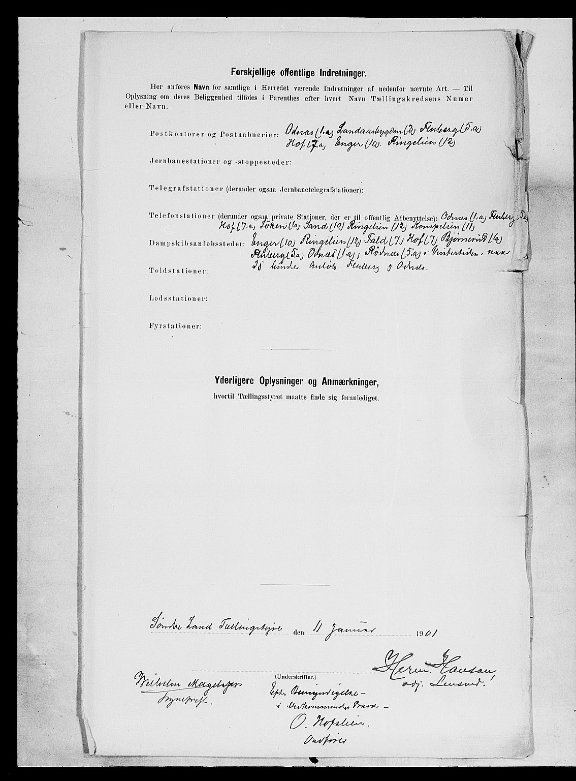 SAH, 1900 census for Søndre Land, 1900, p. 22