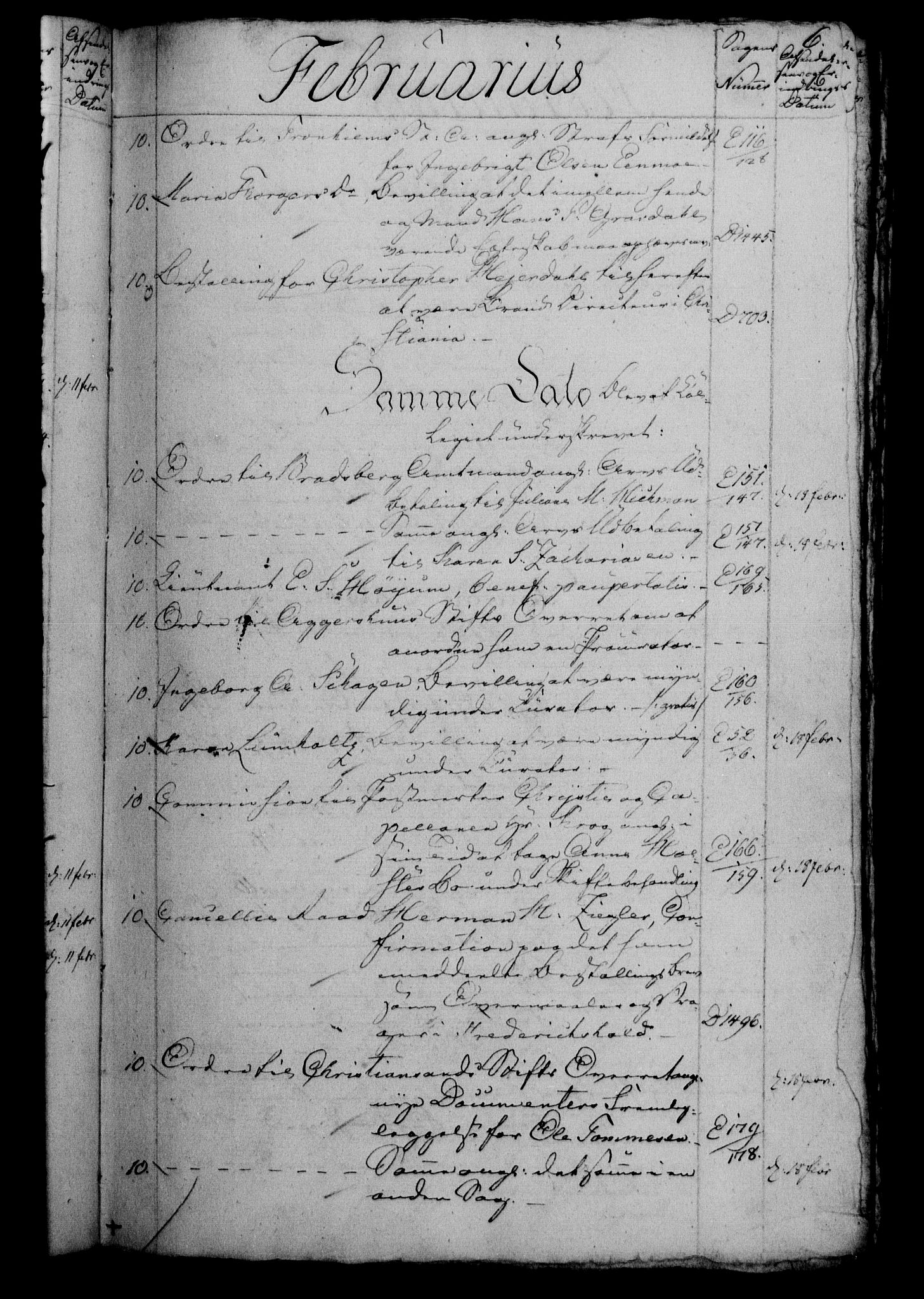 Danske Kanselli 1800-1814, RA/EA-3024/H/Hf/Hfb/Hfbc/L0005: Underskrivelsesbok m. register, 1804, p. 6