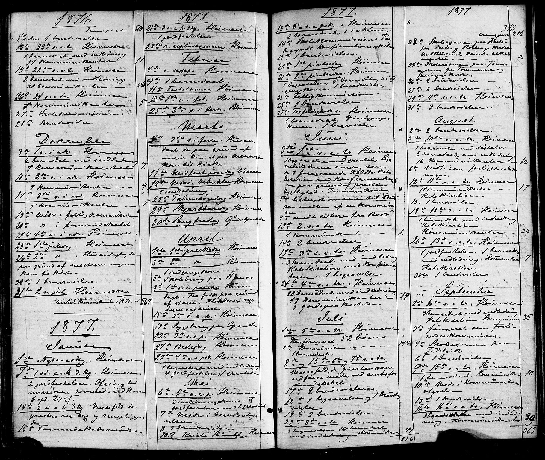 Ministerialprotokoller, klokkerbøker og fødselsregistre - Nordland, AV/SAT-A-1459/859/L0845: Parish register (official) no. 859A05, 1863-1877, p. 313