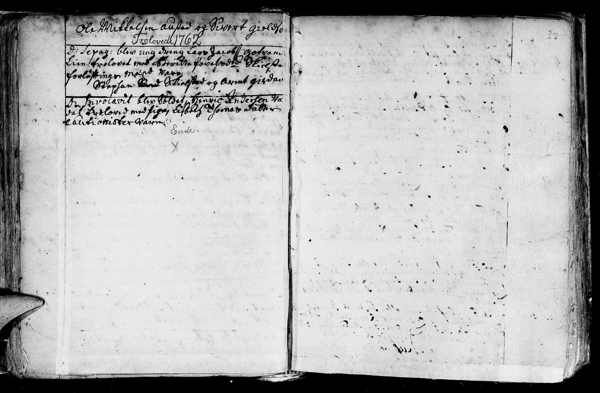 Ministerialprotokoller, klokkerbøker og fødselsregistre - Nord-Trøndelag, AV/SAT-A-1458/730/L0272: Parish register (official) no. 730A01, 1733-1764, p. 32