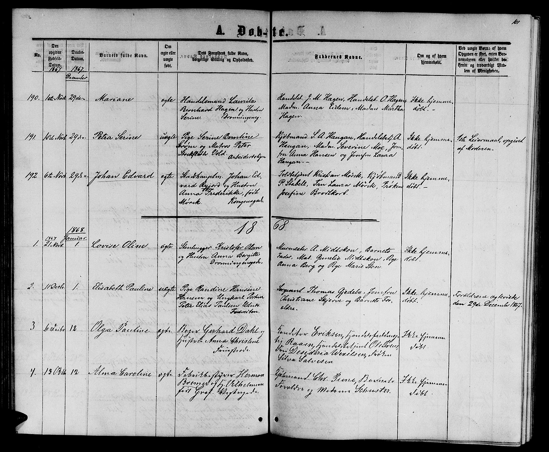 Ministerialprotokoller, klokkerbøker og fødselsregistre - Sør-Trøndelag, SAT/A-1456/601/L0087: Parish register (copy) no. 601C05, 1864-1881, p. 101