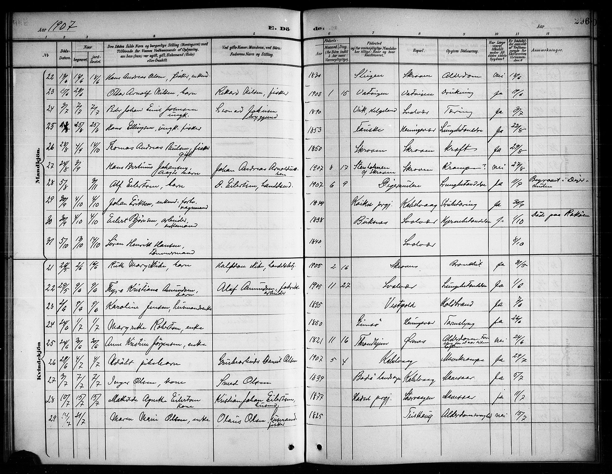 Ministerialprotokoller, klokkerbøker og fødselsregistre - Nordland, AV/SAT-A-1459/874/L1078: Parish register (copy) no. 874C07, 1900-1907, p. 296