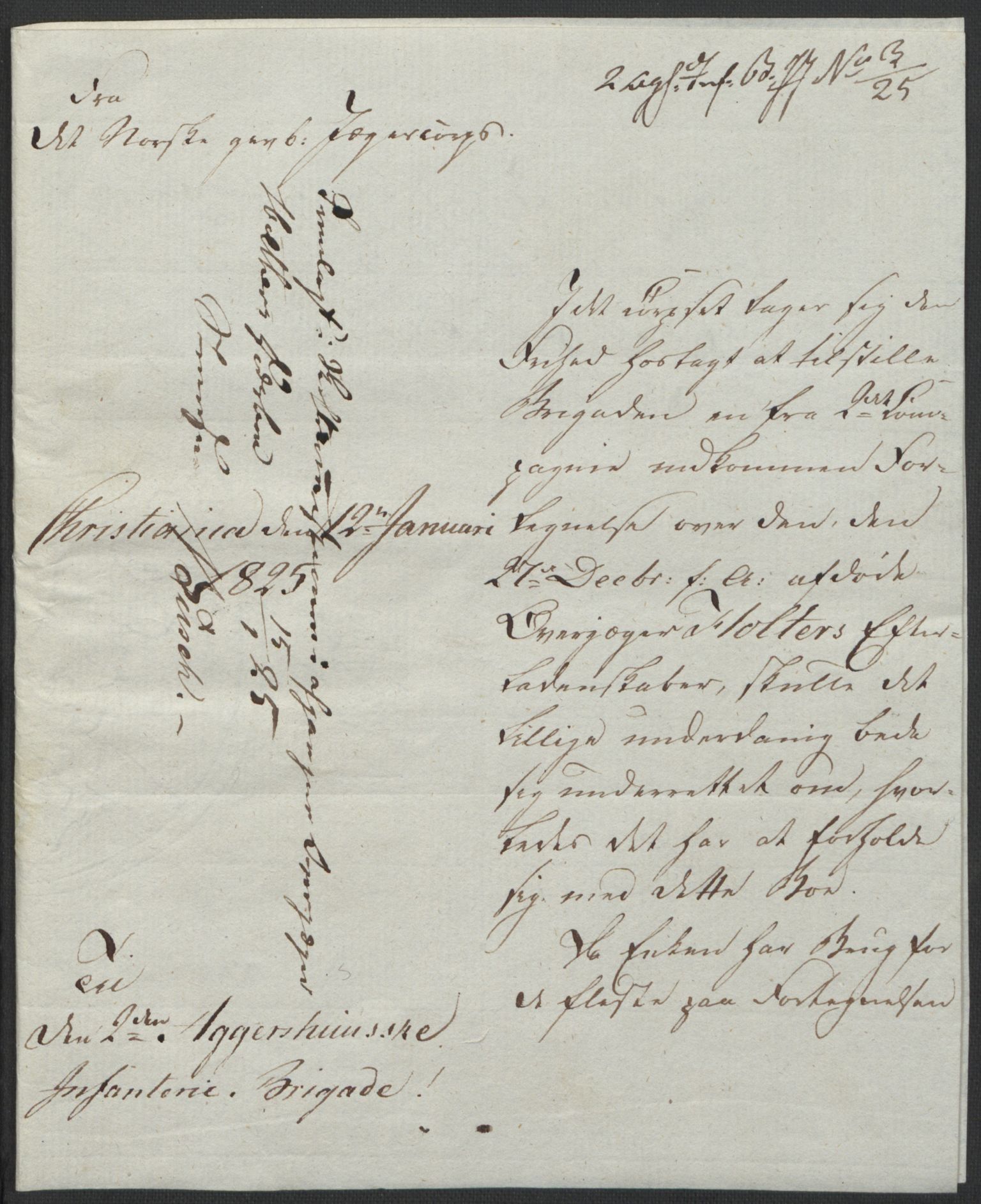 Forsvaret, Generalauditøren, AV/RA-RAFA-1772/F/Fj/Fjb/L0005: Skifter 1818 - 1823, 1818-1823, p. 127