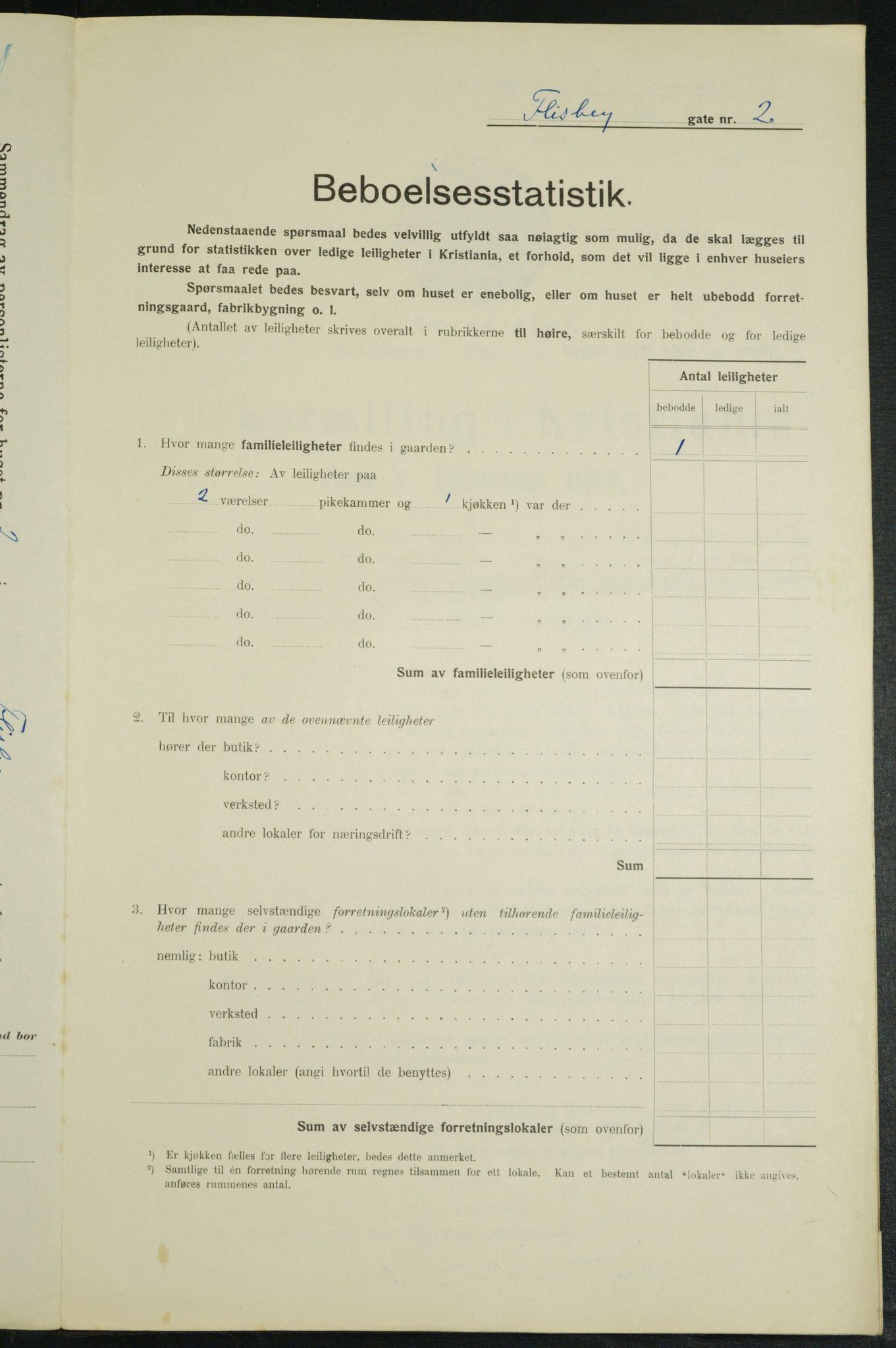 OBA, Municipal Census 1914 for Kristiania, 1914, p. 24761