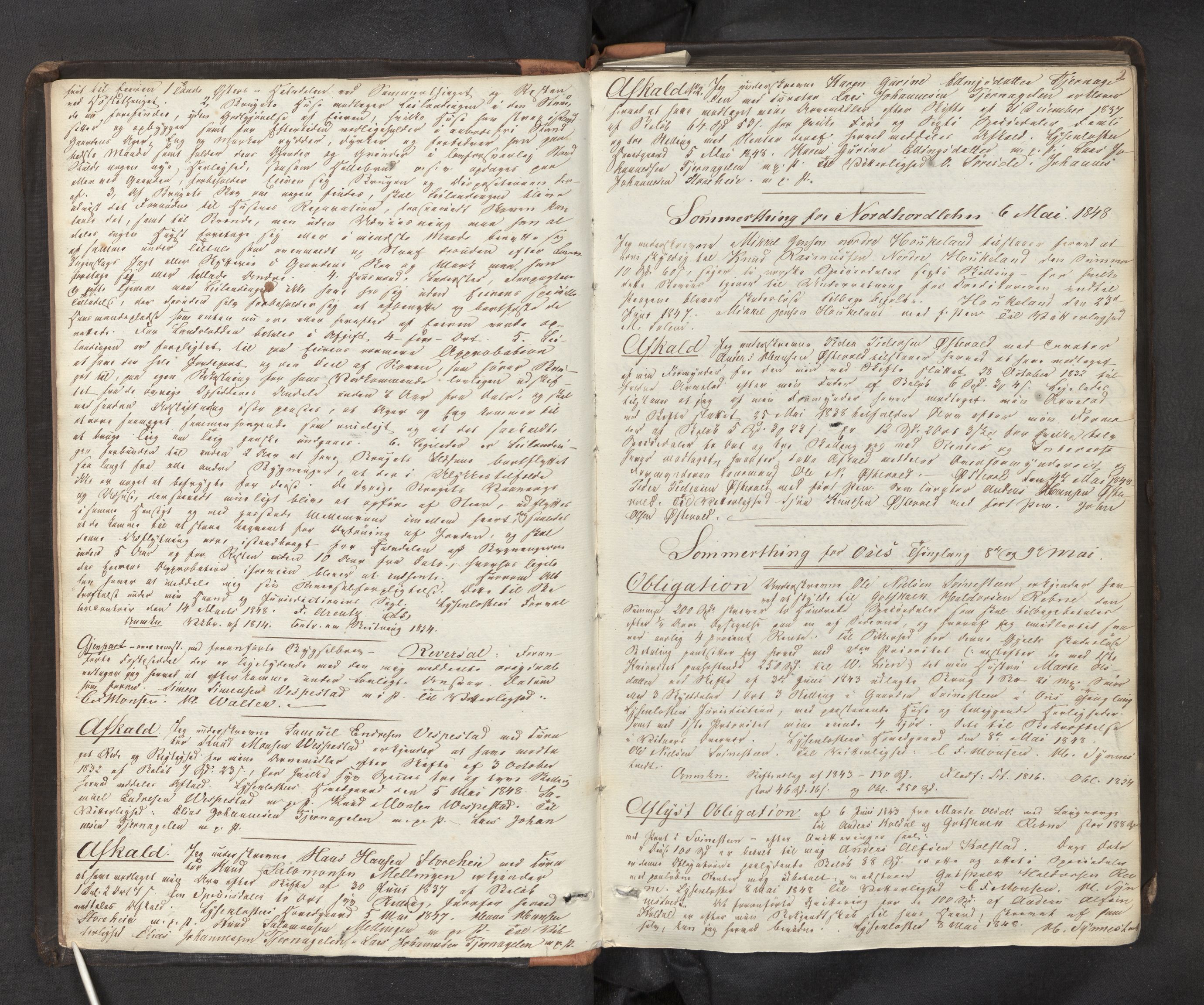 Midhordland sorenskriveri, AV/SAB-A-3001/1/G/Gb/Gba/L0003: Mortgage book no. II.B.a.3, 1848-1856, p. 2