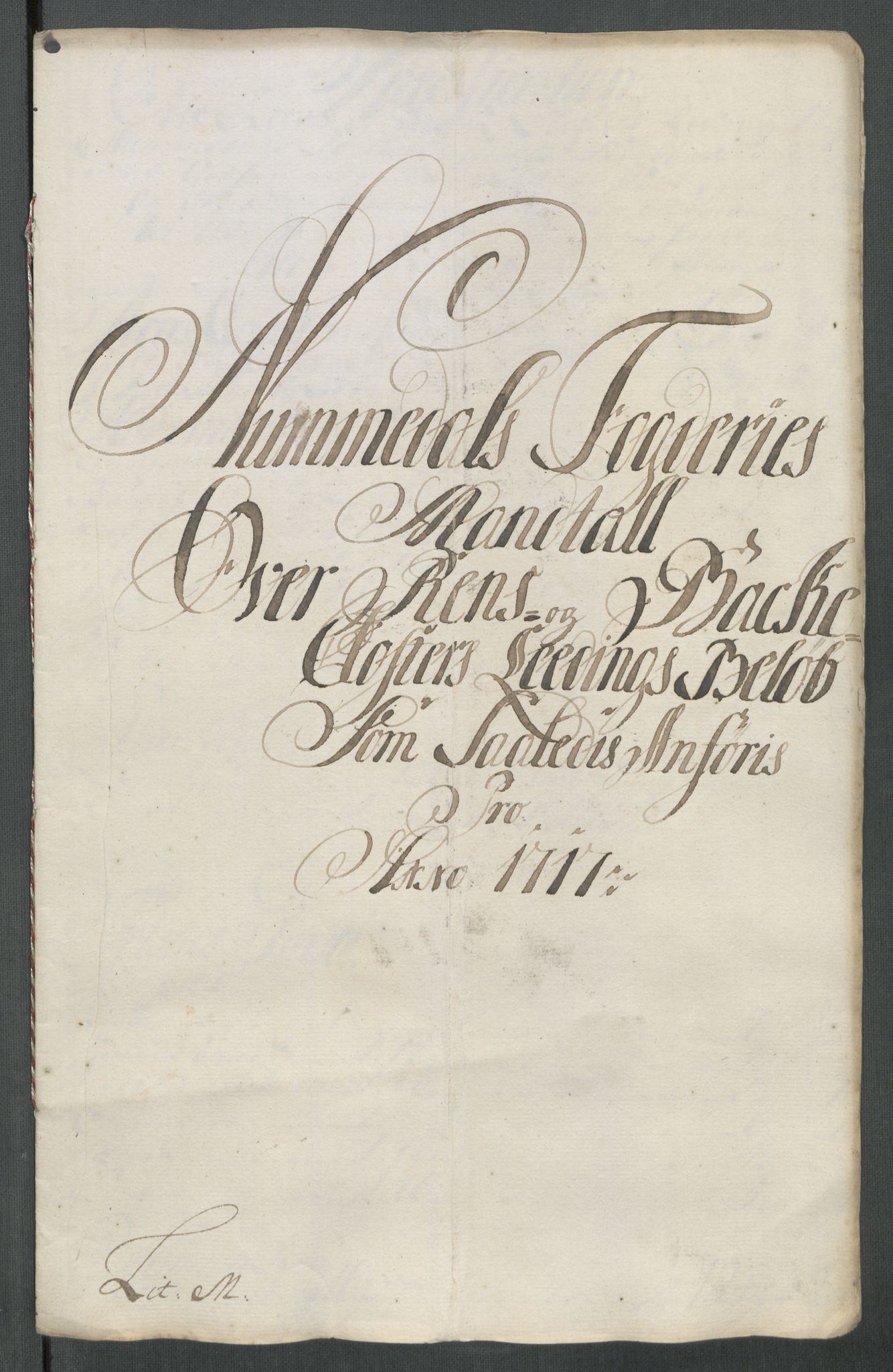 Rentekammeret inntil 1814, Reviderte regnskaper, Fogderegnskap, AV/RA-EA-4092/R64/L4438: Fogderegnskap Namdal, 1717, p. 237