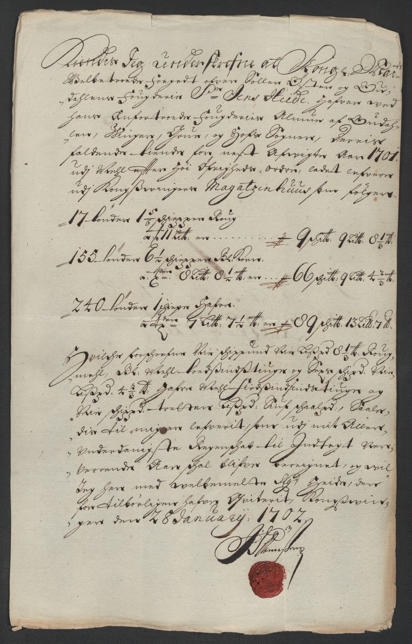 Rentekammeret inntil 1814, Reviderte regnskaper, Fogderegnskap, RA/EA-4092/R13/L0839: Fogderegnskap Solør, Odal og Østerdal, 1701, p. 202