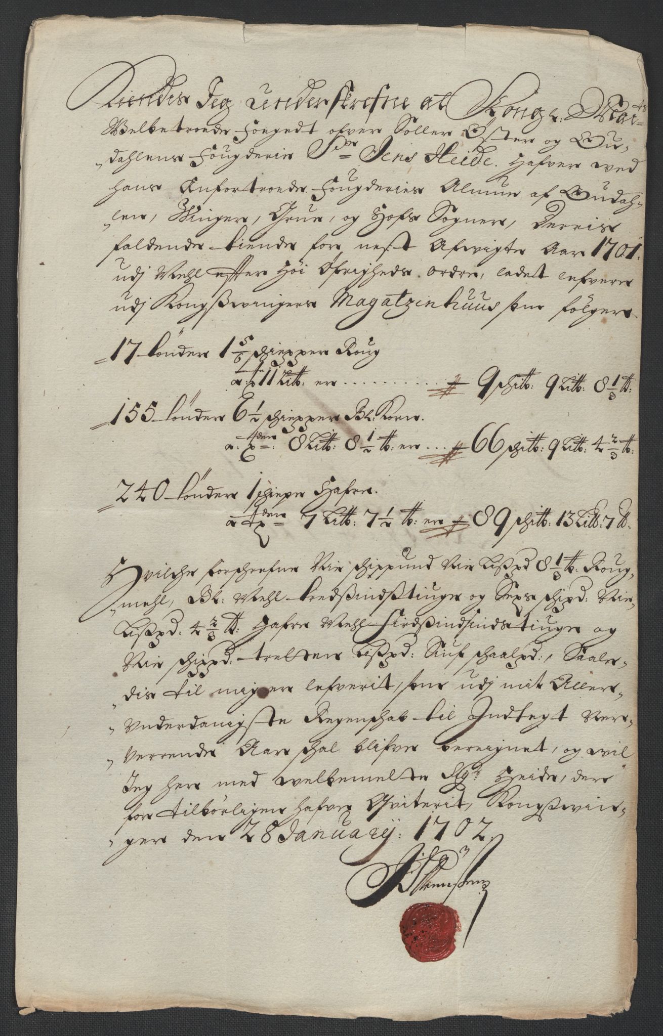 Rentekammeret inntil 1814, Reviderte regnskaper, Fogderegnskap, AV/RA-EA-4092/R13/L0839: Fogderegnskap Solør, Odal og Østerdal, 1701, p. 202